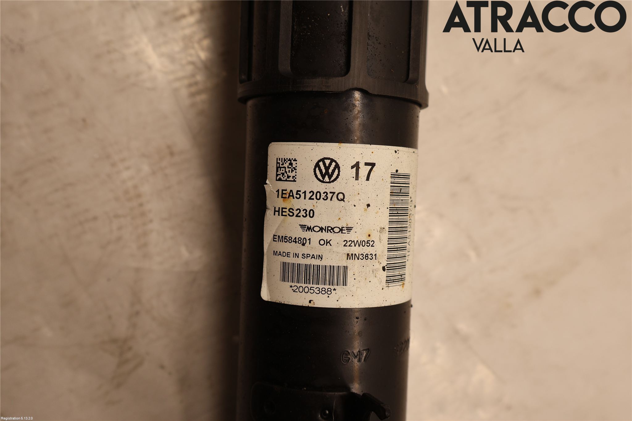 Volkswagen VW ID.4 21- Støtdemper Bak