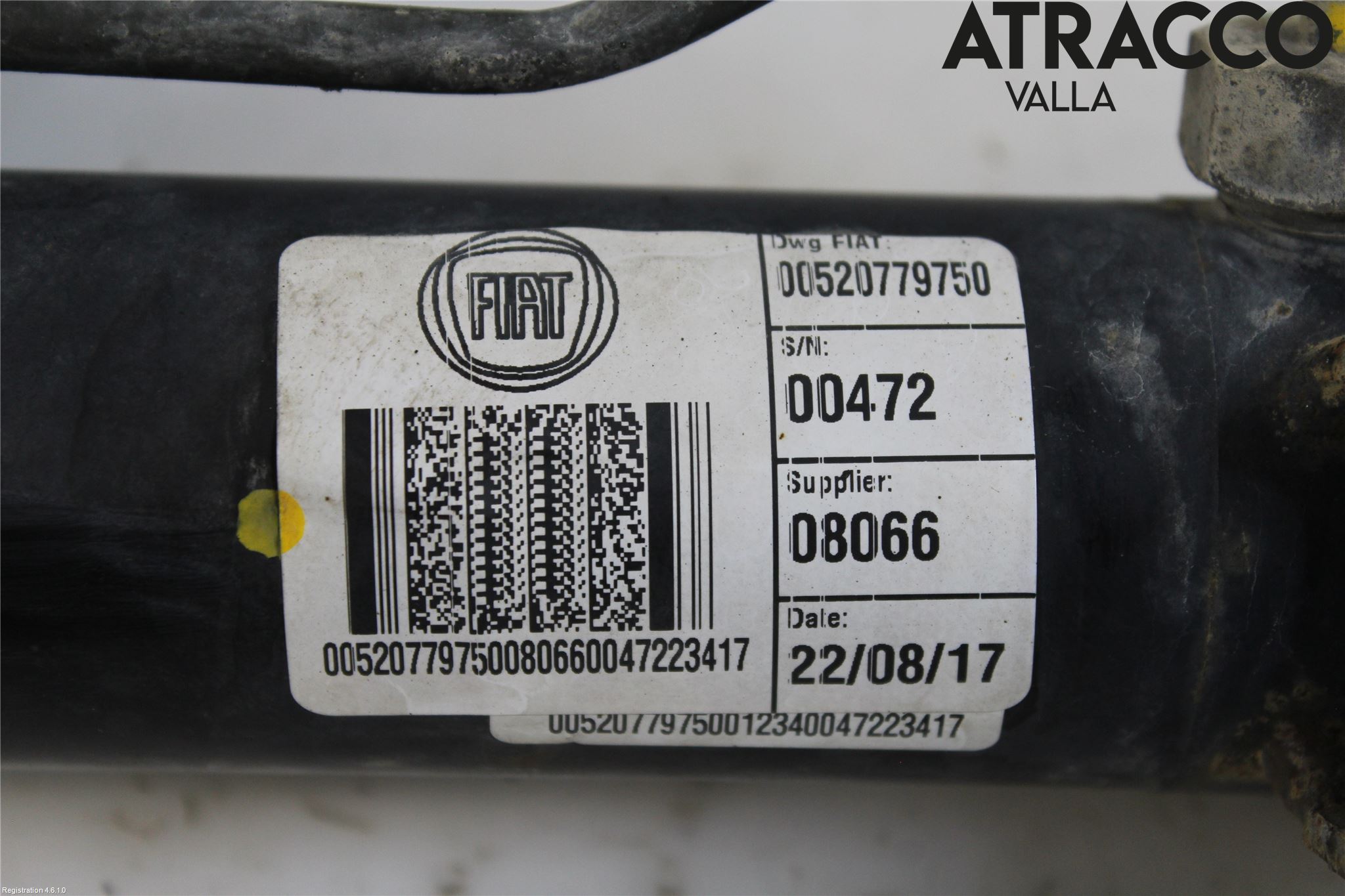 Fiat DOBLO CARGO Servo Snekke - Tannstang