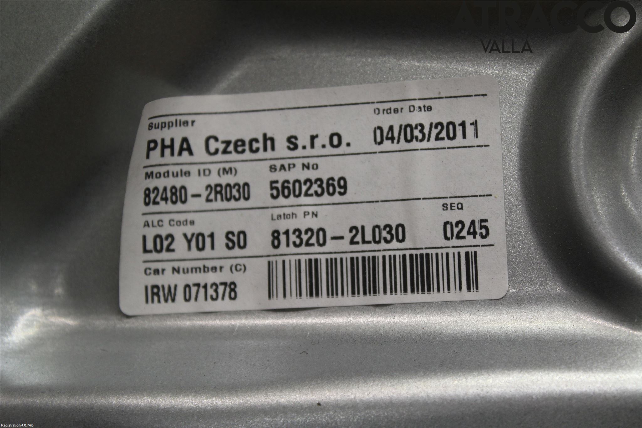 Hyundai i30 FD 07-12 Vindusheis