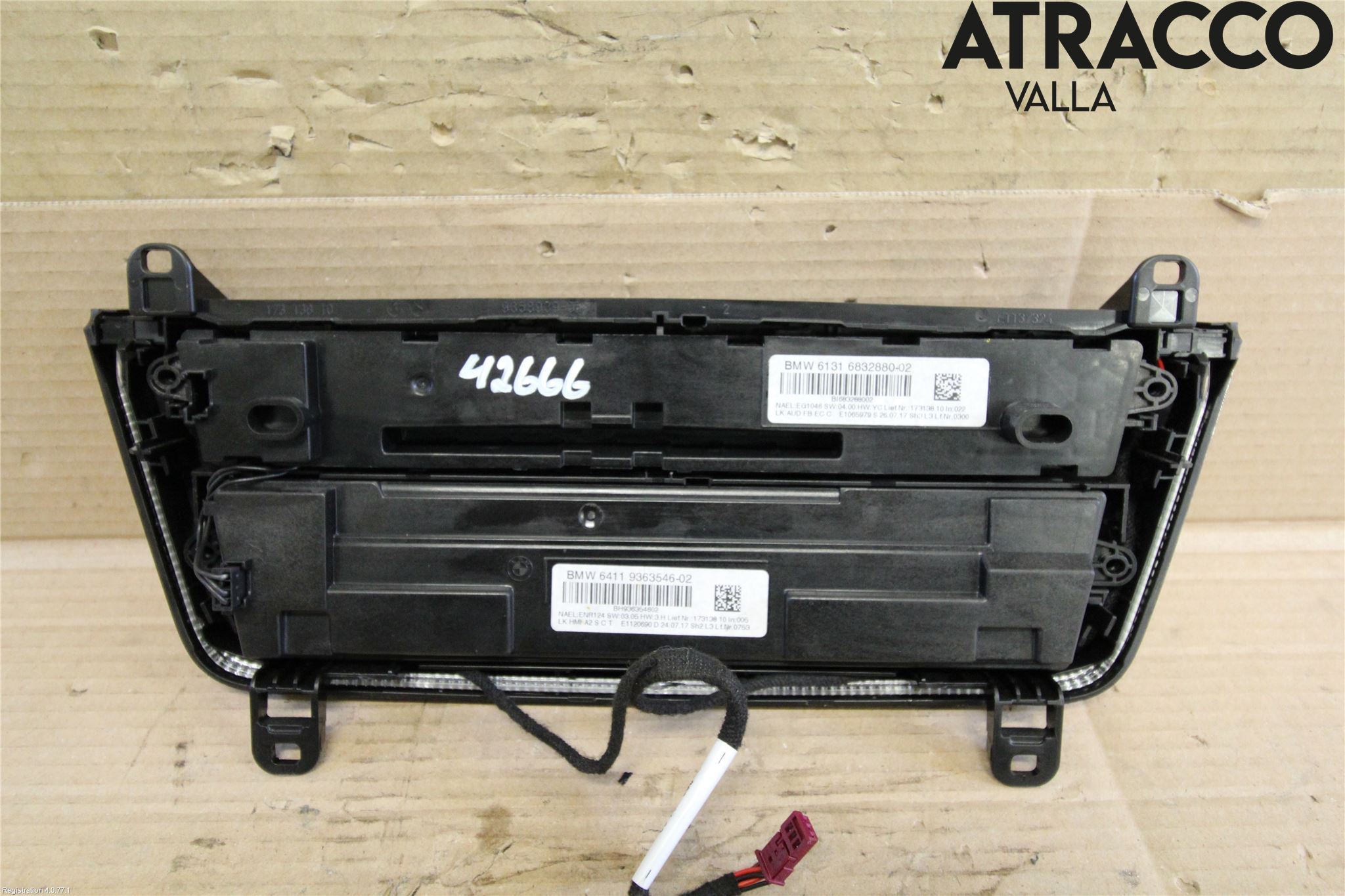 BMW 3 GT F34 13-19 Varme Ac Betjening-Display