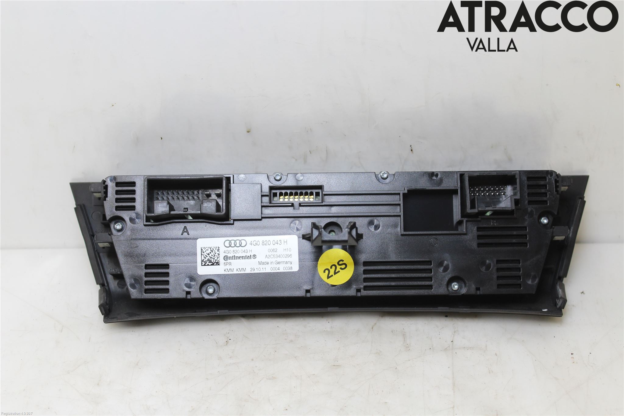 Audi A6/S6 4G 11-18 Varme Ac Betjening-Display