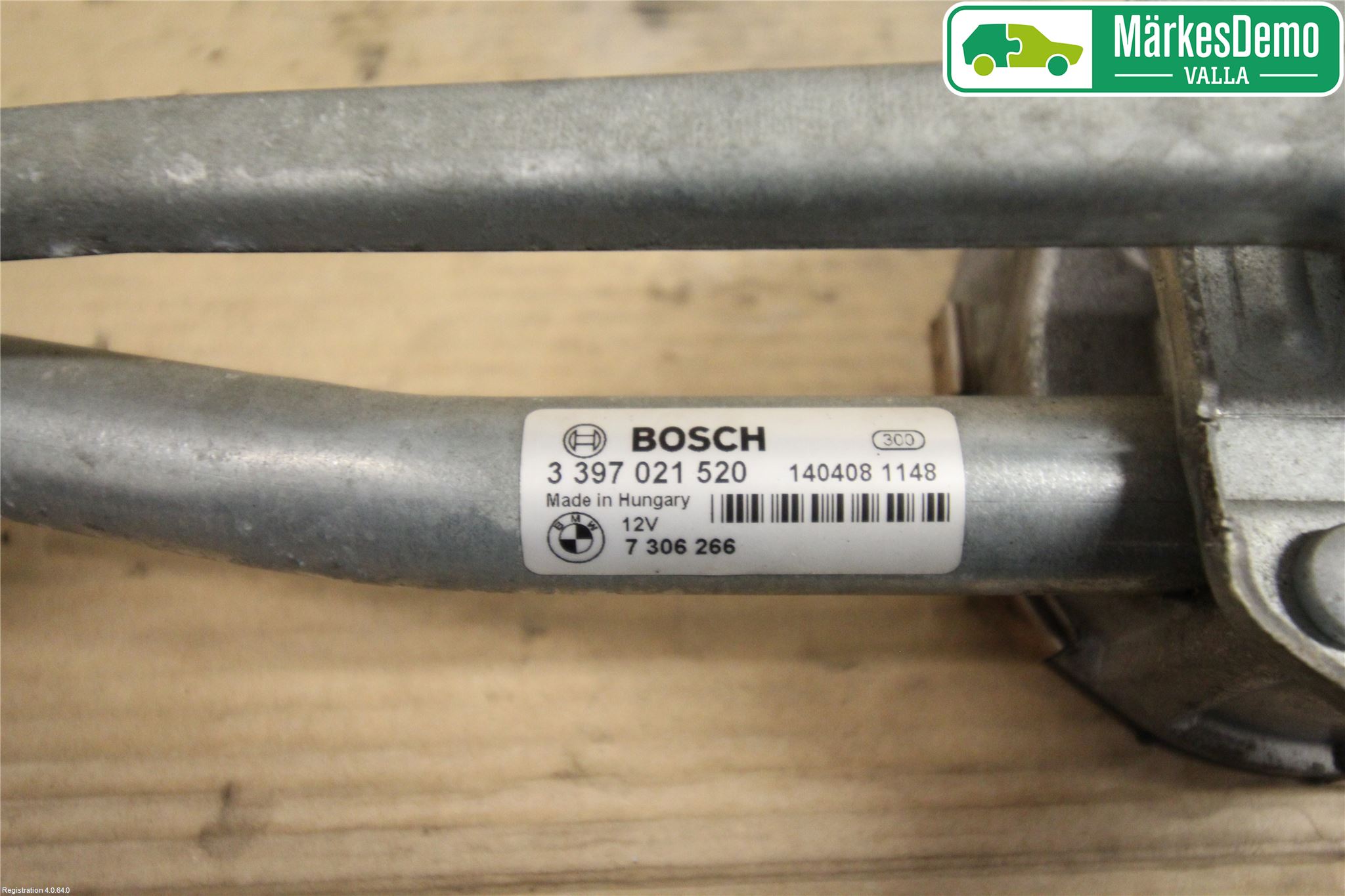 BMW 5 F10/F11/F18 09-17 Viskeroverføring Frontrute