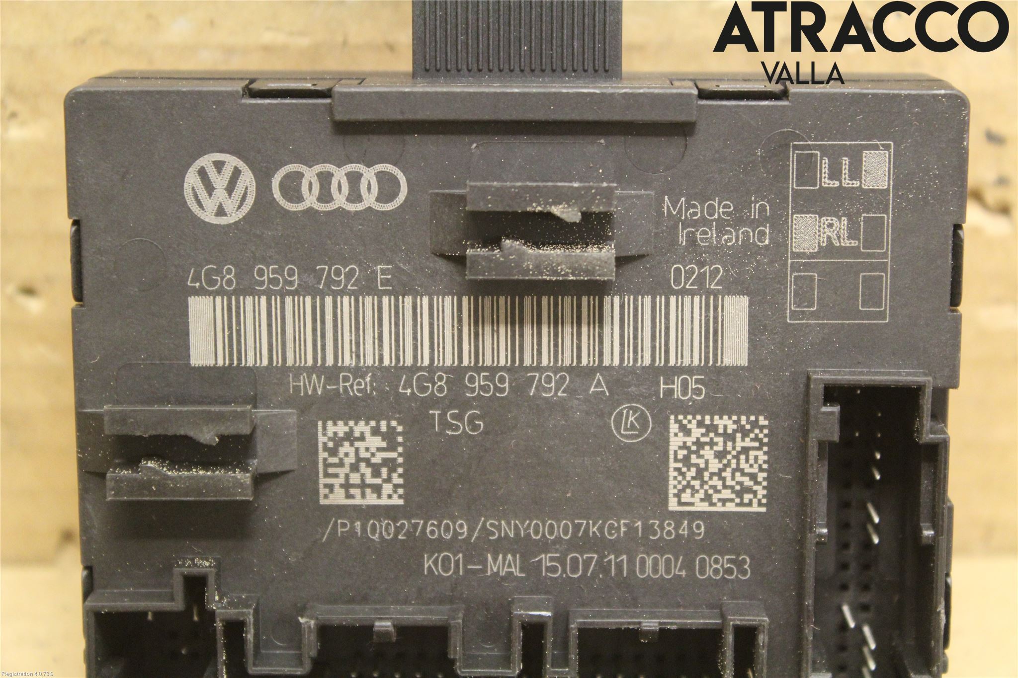Audi A6/S6 4G 11-18 Styreenhet Dør