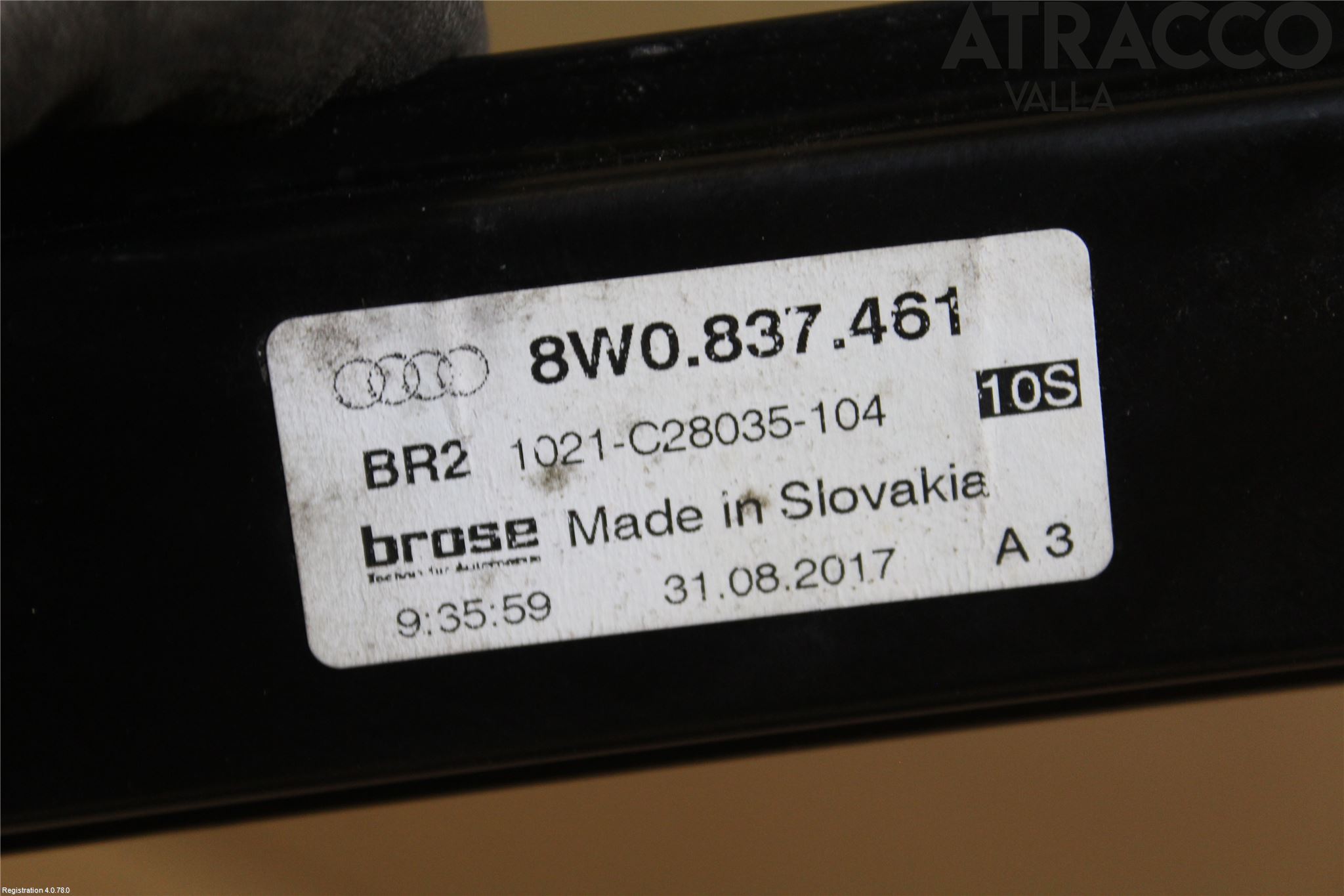 Audi A4/S4 B9 16-19 Vindusheis El Komp