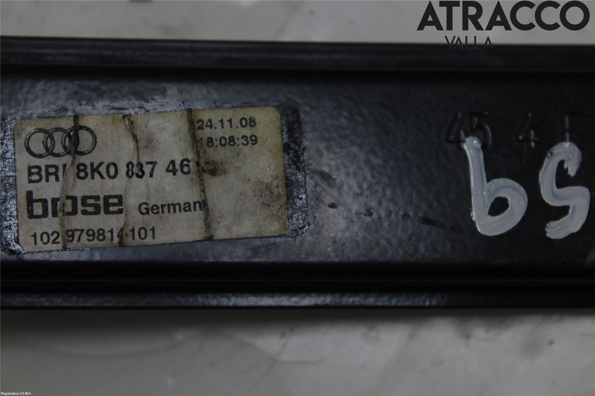 Audi A4/S4 08-11 Vindusheis El Komp