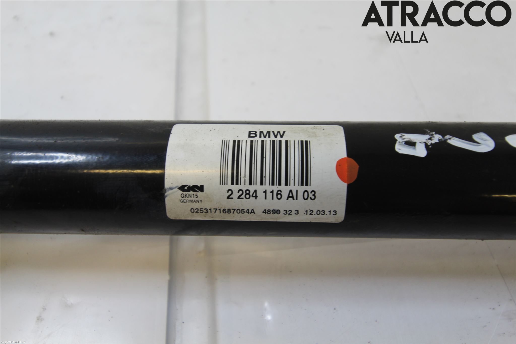 BMW 5 F10/F11/F18 09-17 Drivaksel Bak Kompl Høyre