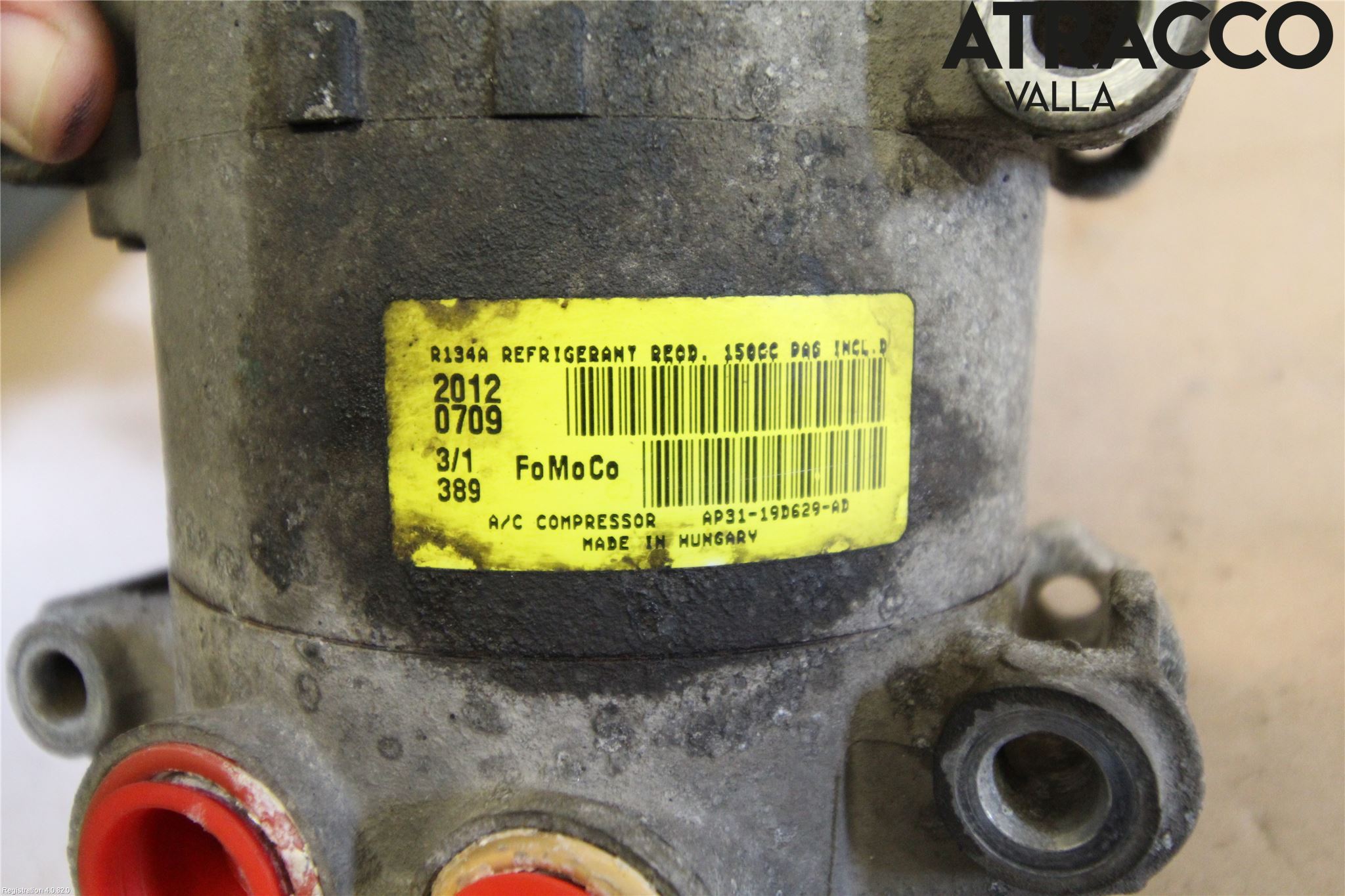 Ford FIESTA 09-12 Varme Ac Kompressor