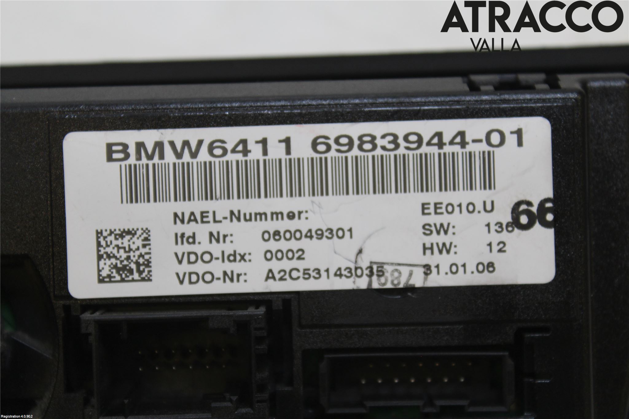 BMW 3 E90/91 SED/TOU 05-12 Varme Ac Betjening-Display