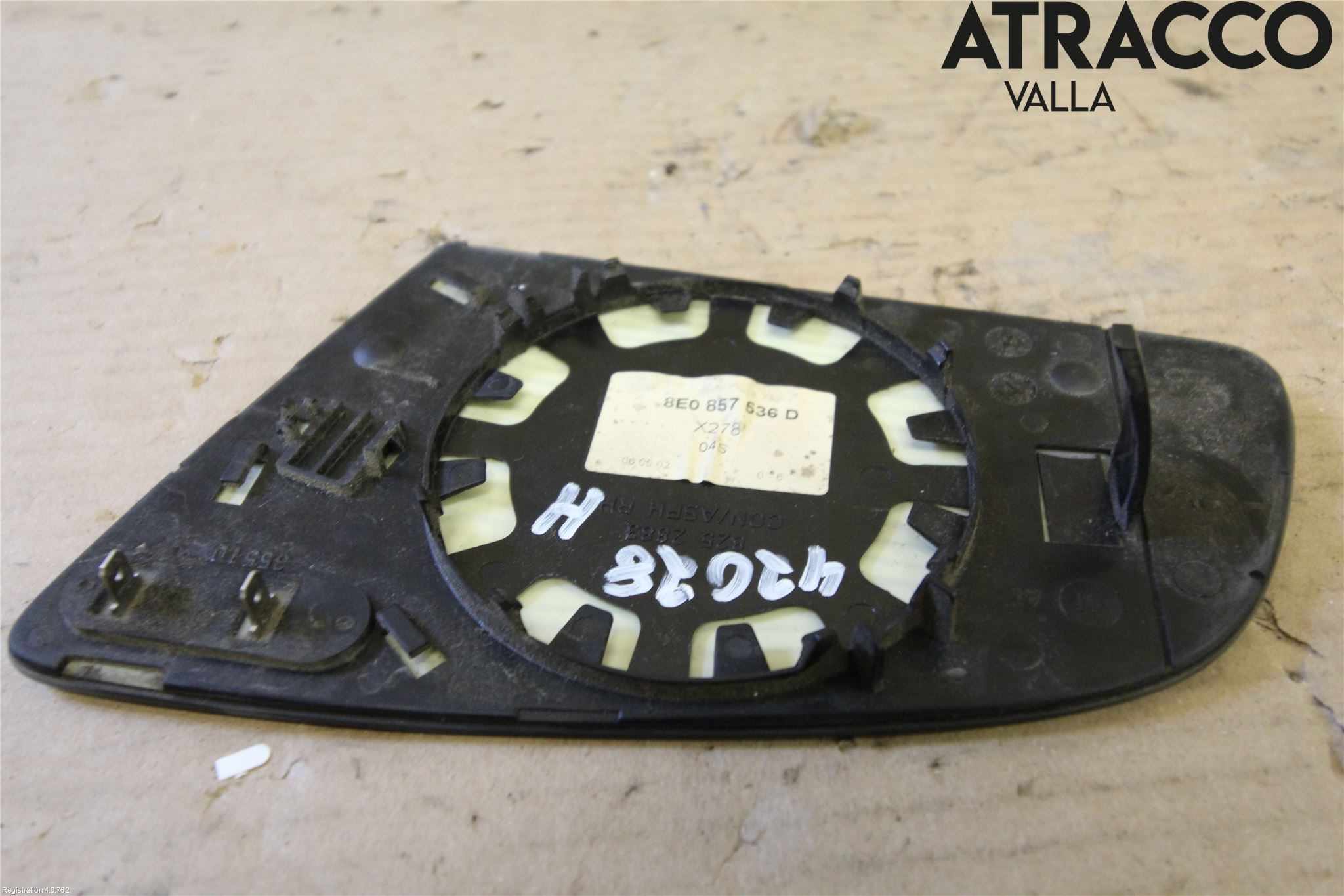 Audi A4/S4 01-05 Speil Glass H