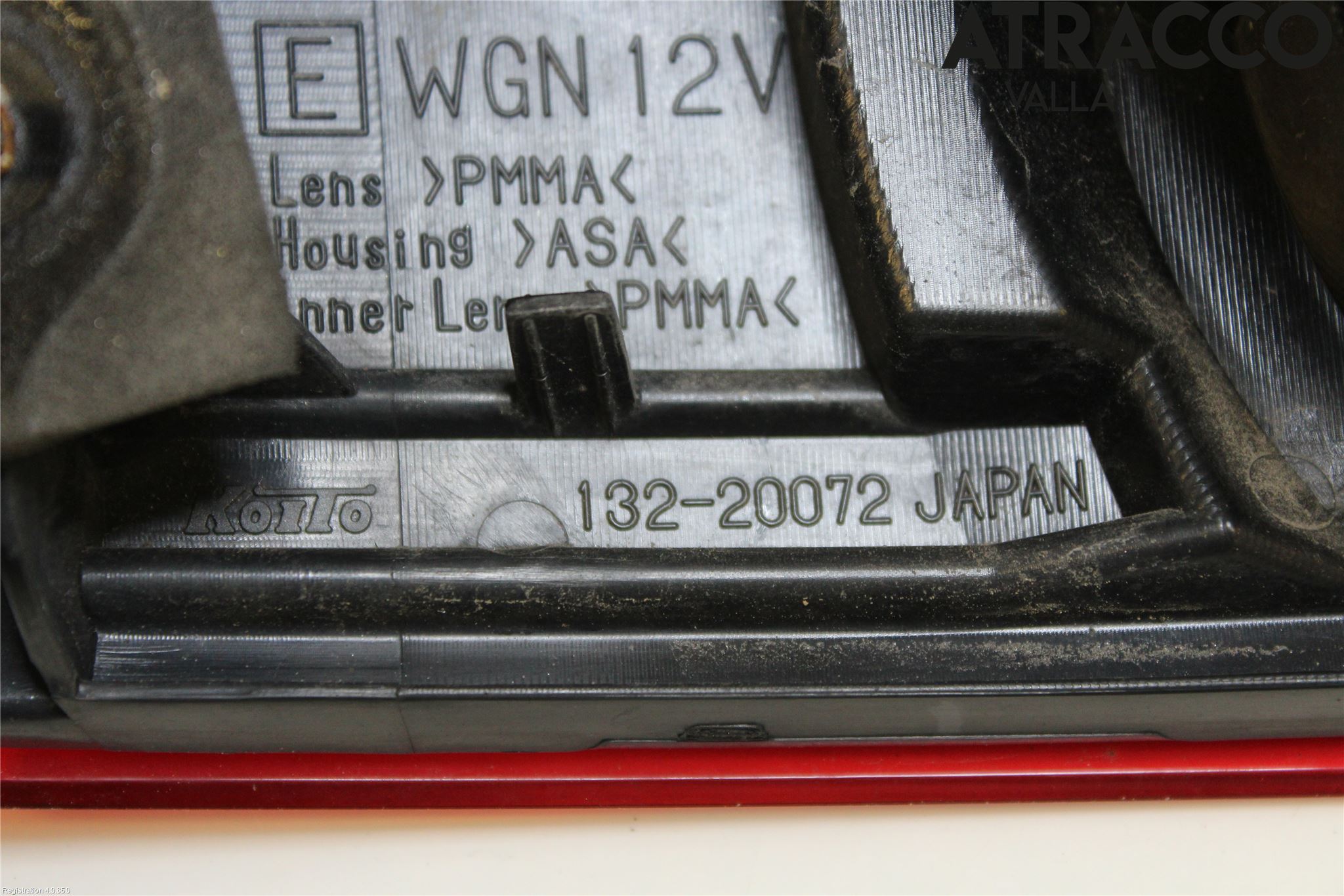 Subaru OUTBACK 10-15 Baklykt Høyre  På Luke(Indre)