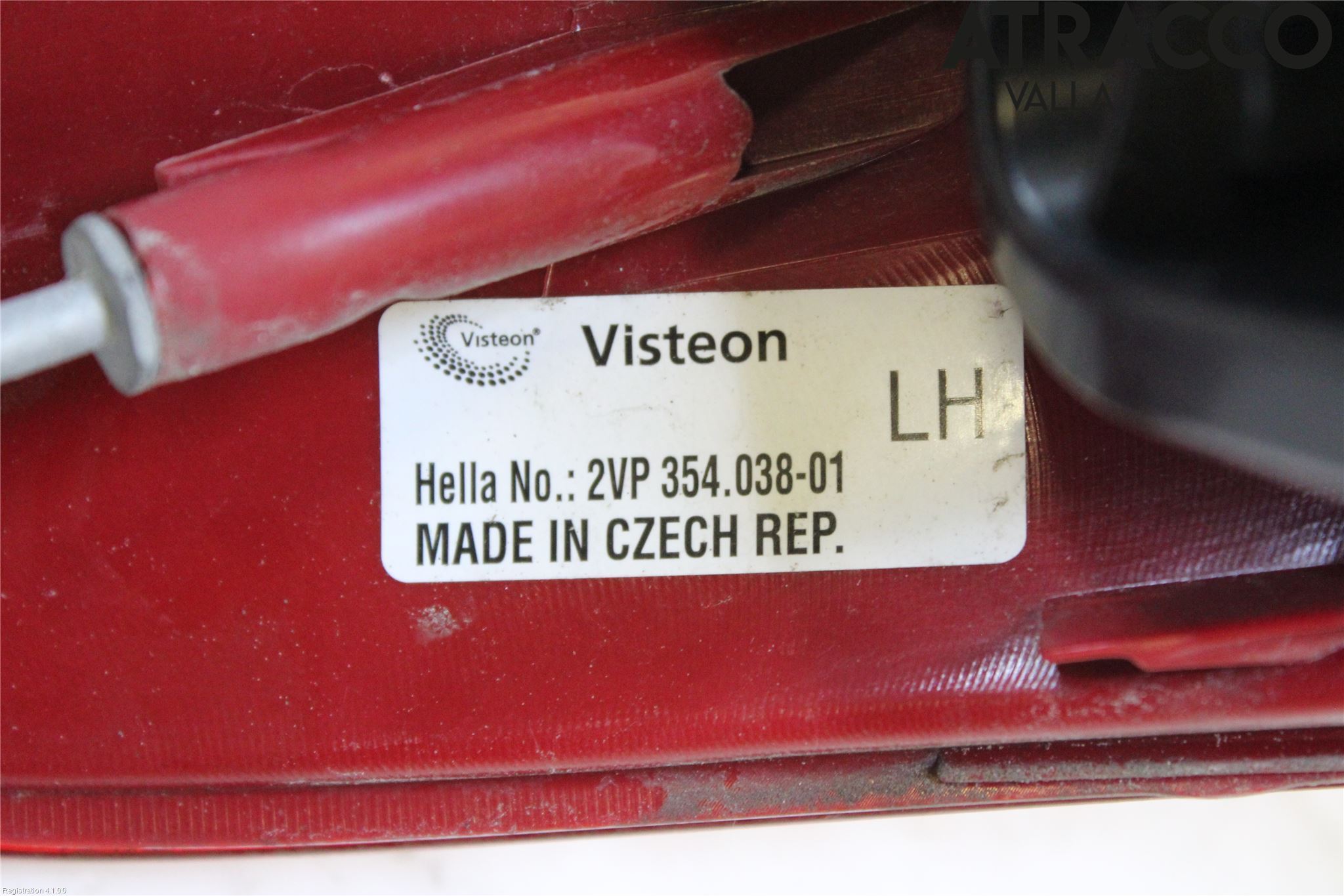 Peugeot 207 Baklykt Venstre