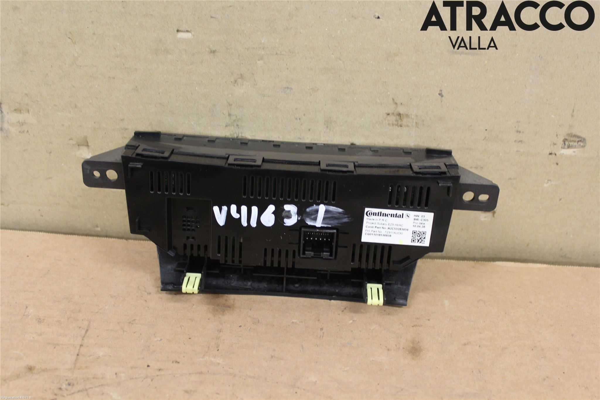 Subaru OUTBACK 10-15 Varme Ac Betjening-Display