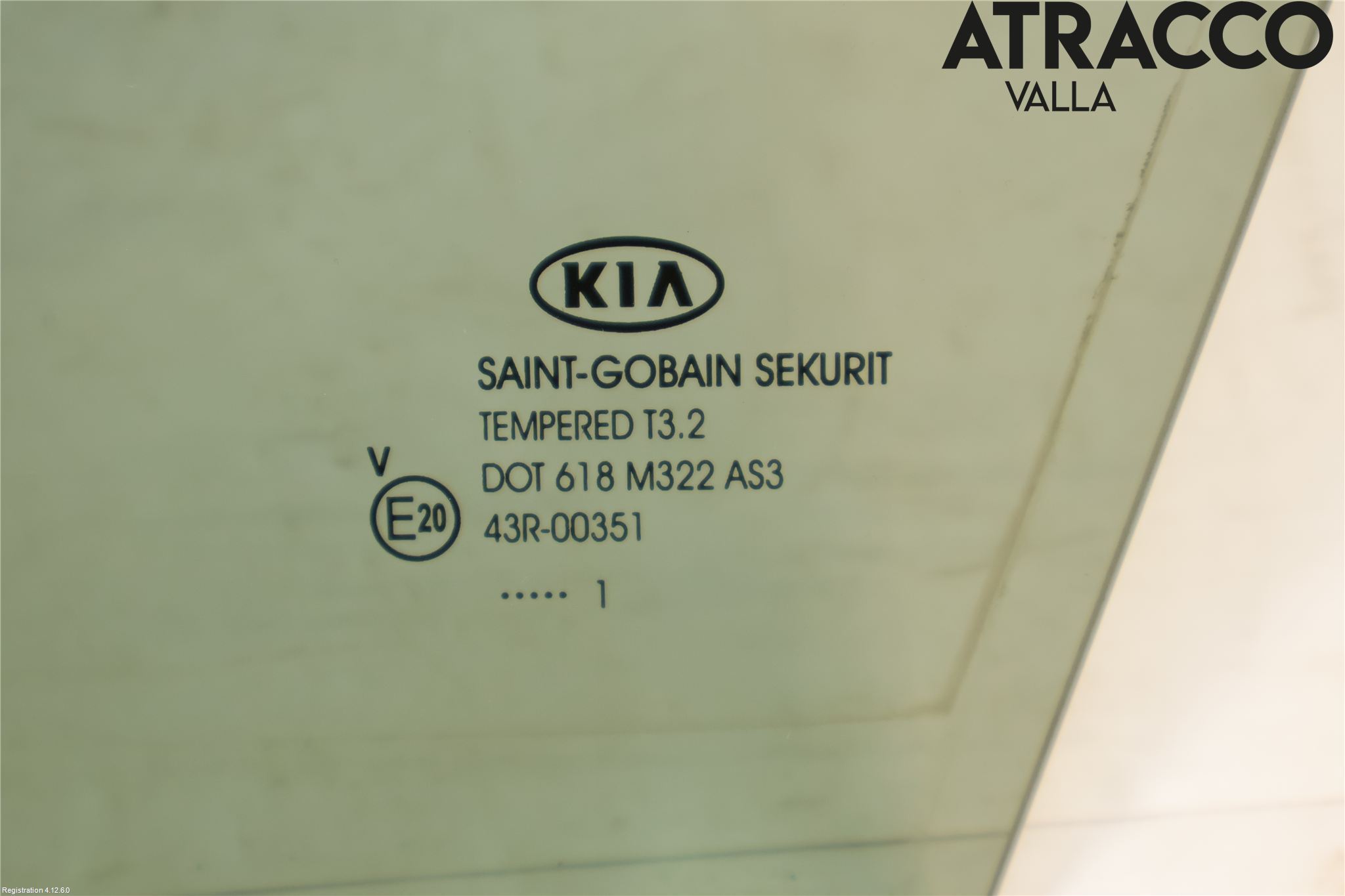 Kia SPORTAGE (SL) 11-15 Dørrute Bak Vens Trekant 4D