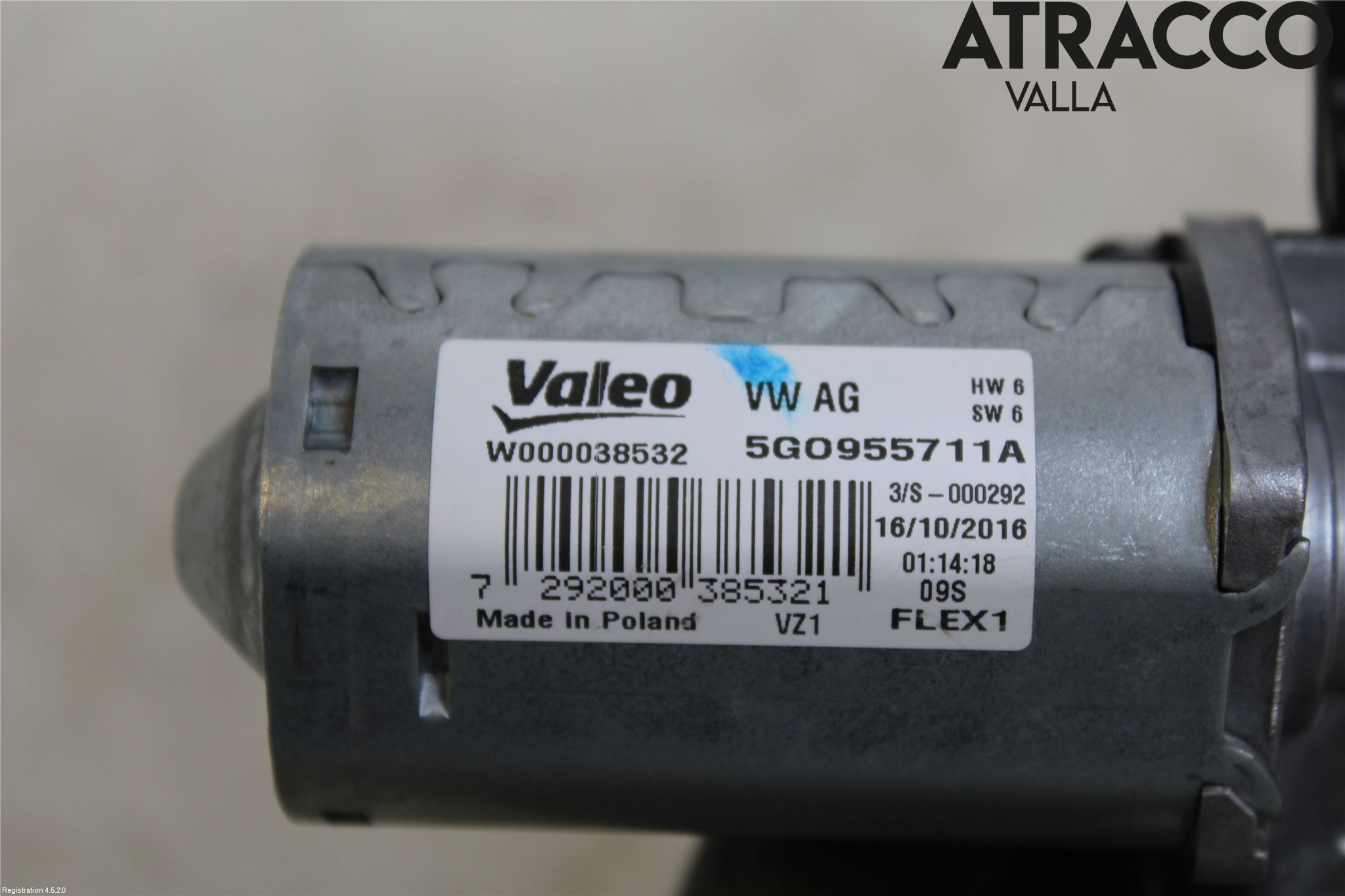 Volkswagen VW GOLF / E-GOLF VII 13-20 Viskermotor Bakluke