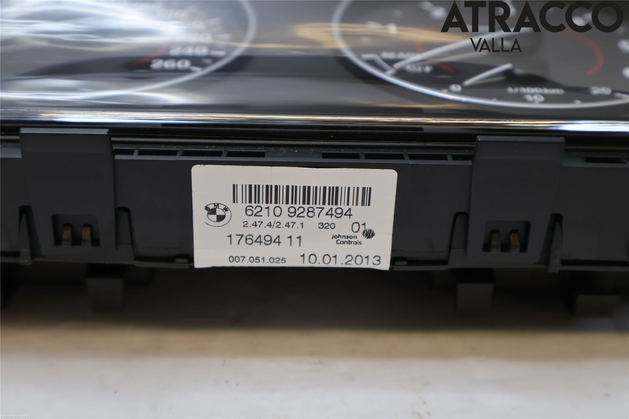 BMW 3 F30/F31/F80 12-19 Instr Kombinert
