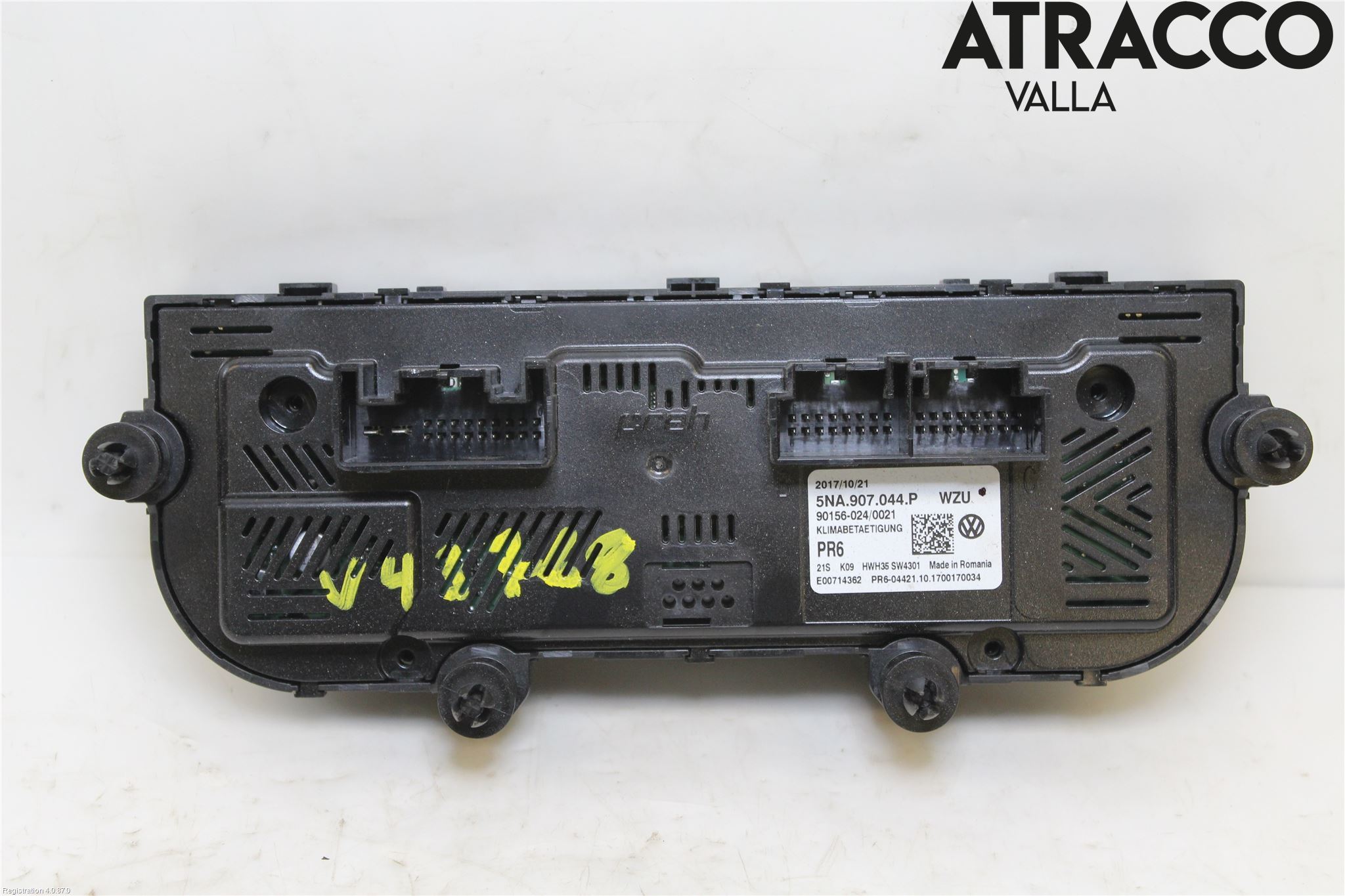 Volkswagen VW TIGUAN 16-24 Varme Ac Betjening-Display