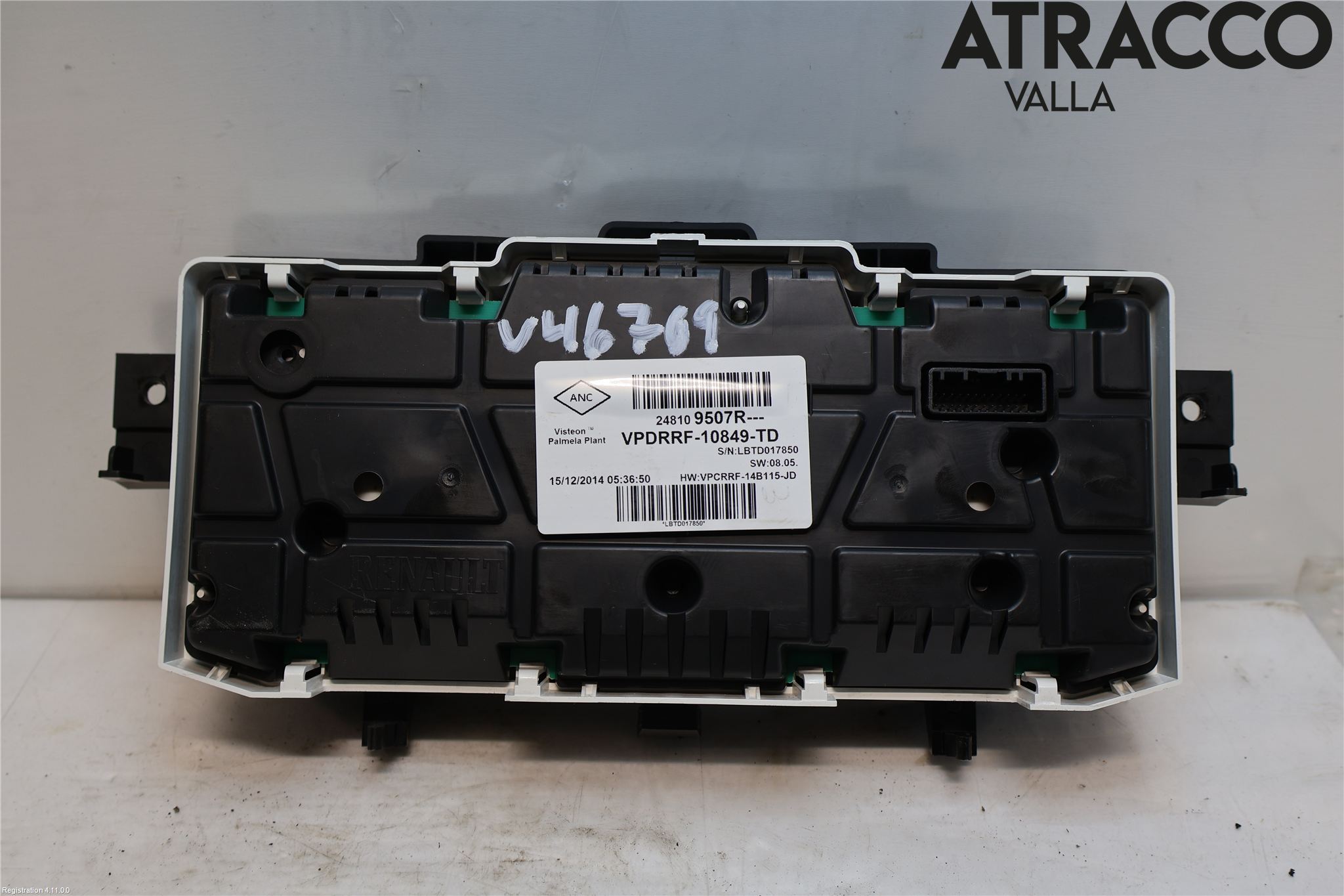 Opel VIVARO 15-19 Instr Kombinert