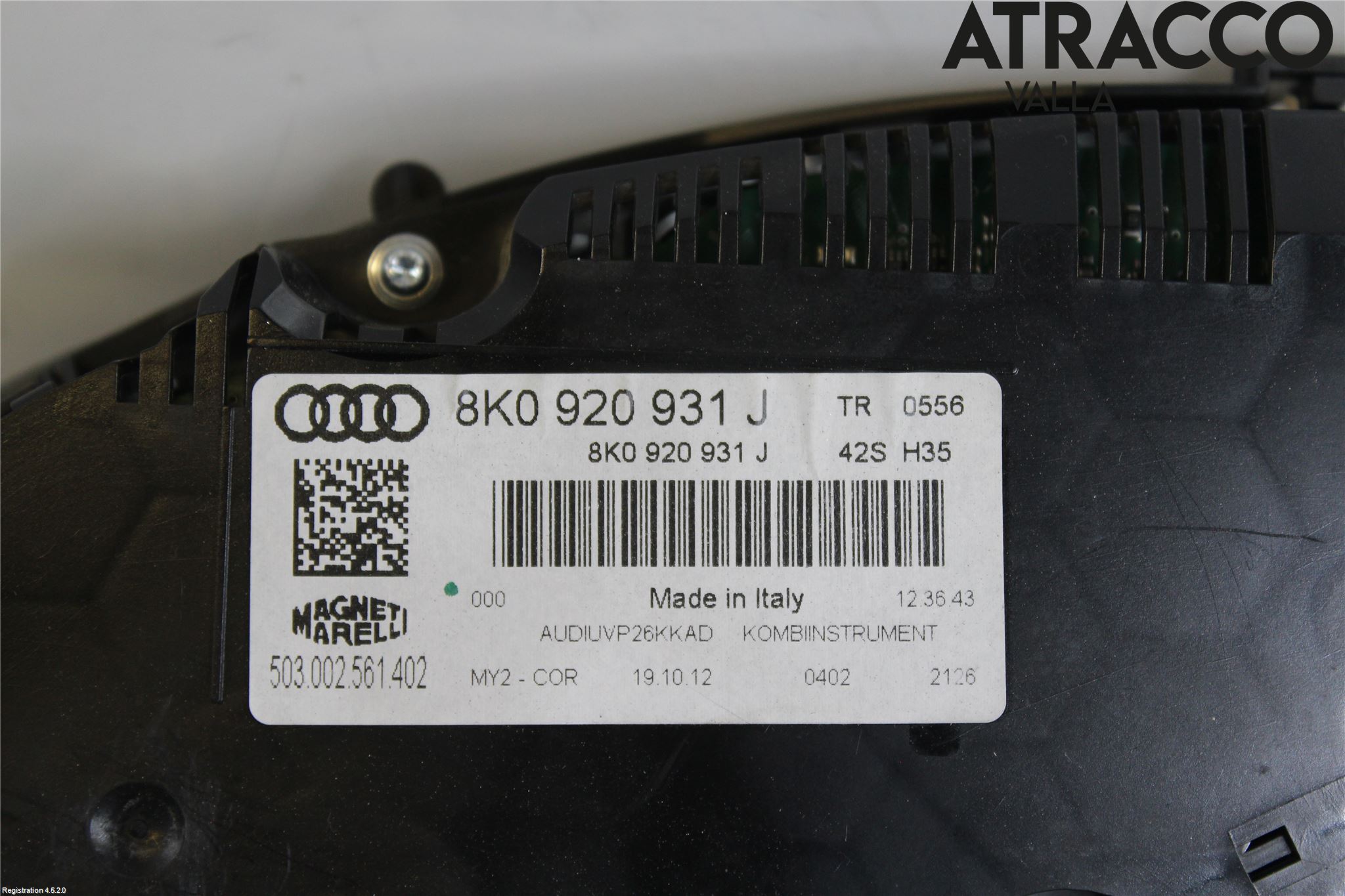 Audi A4/S4 08-11 Instr Kombinert