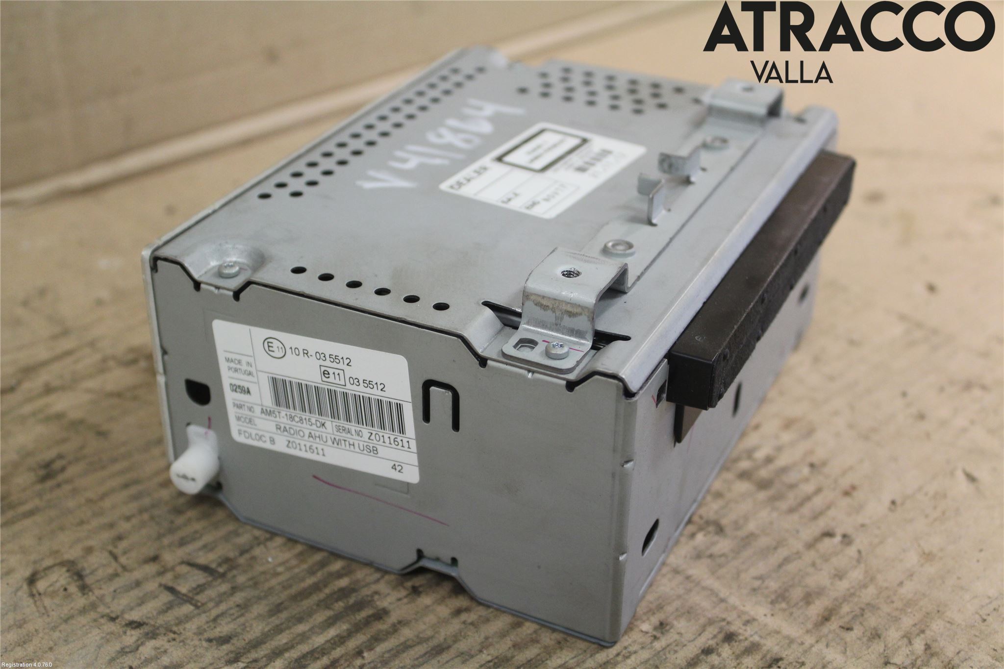 Ford FIESTA 13-17 Stereo Radio Med Cd