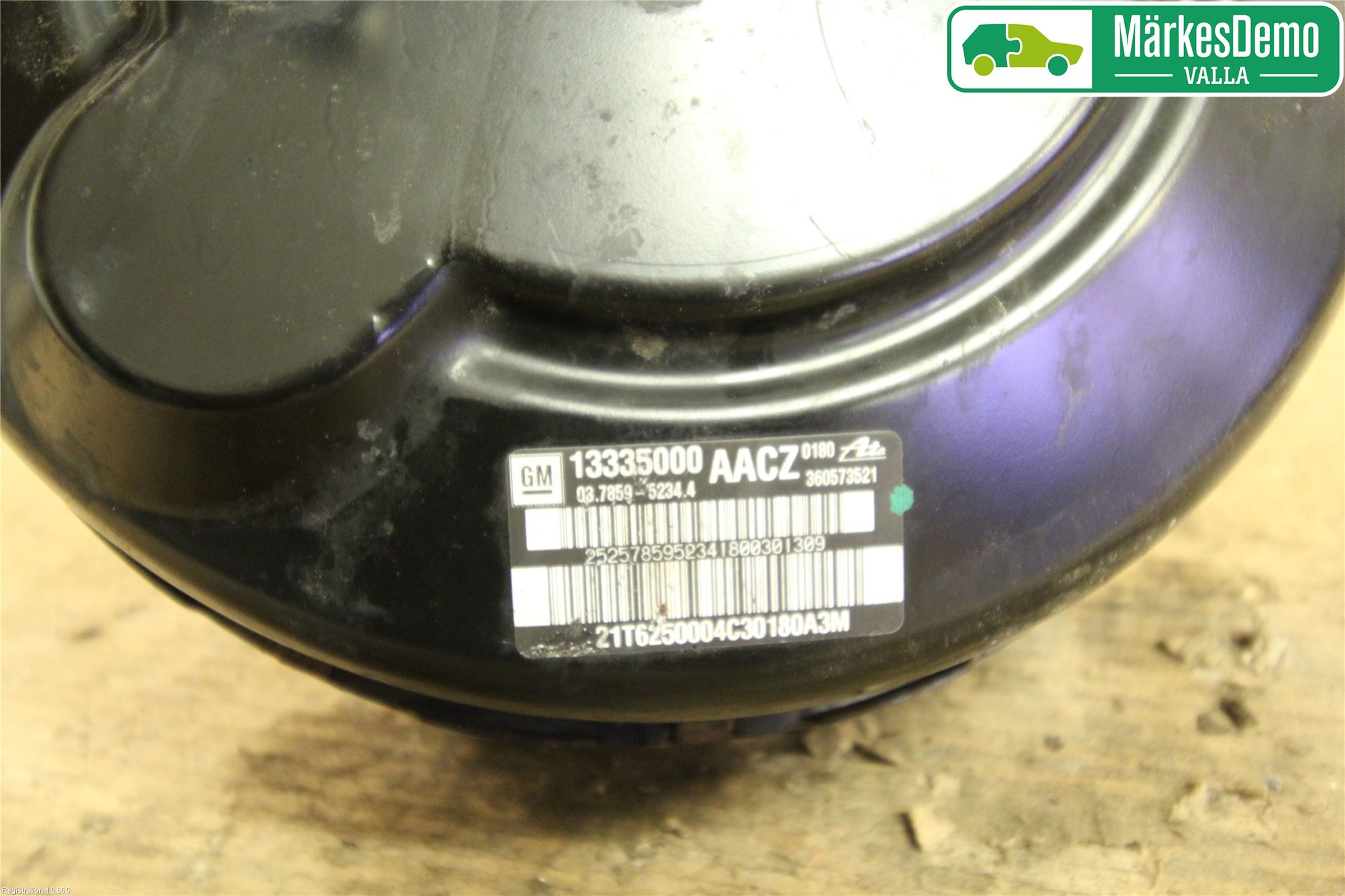 Saab 9-5 10-12 Bremseservo