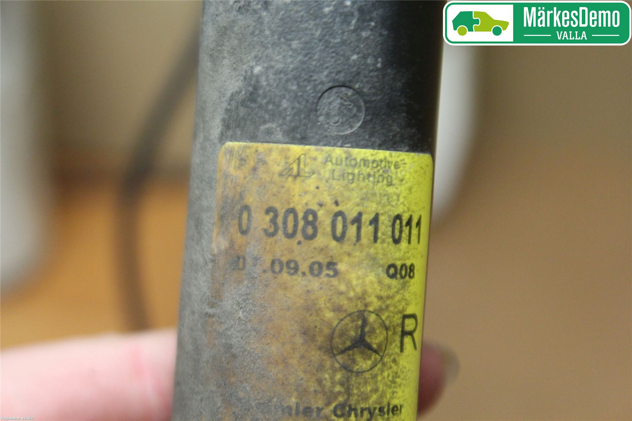 Mercedes-Benz MB C (203) 00-07 Spylerdyse Frontlykter
