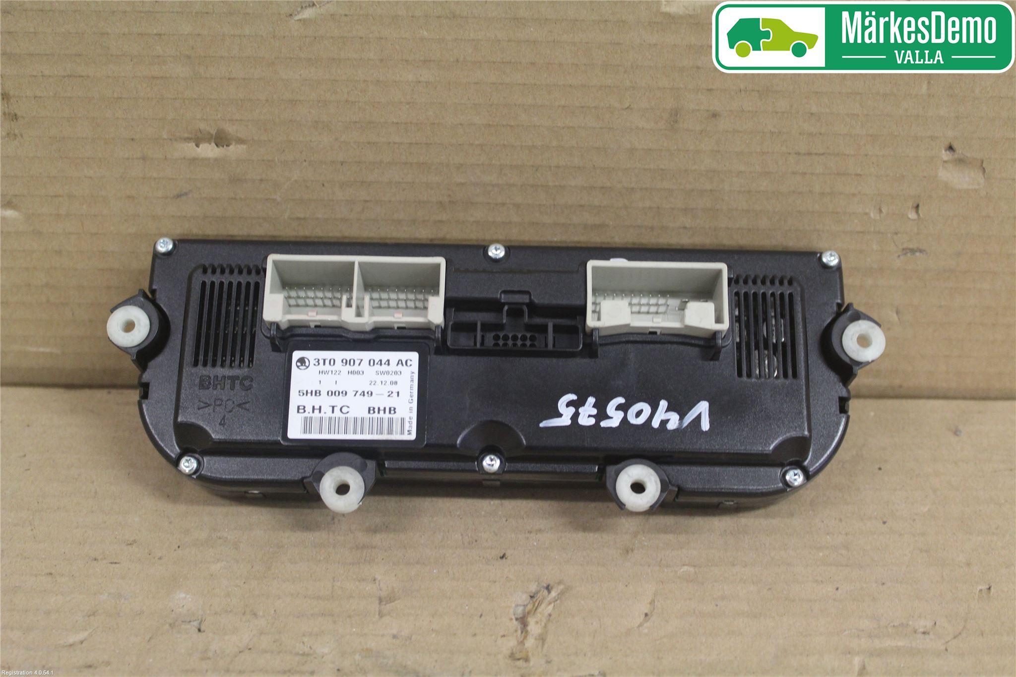 Skoda OCTAVIA (1Z) 05-13 Varmeapparat Panel(Regulering)