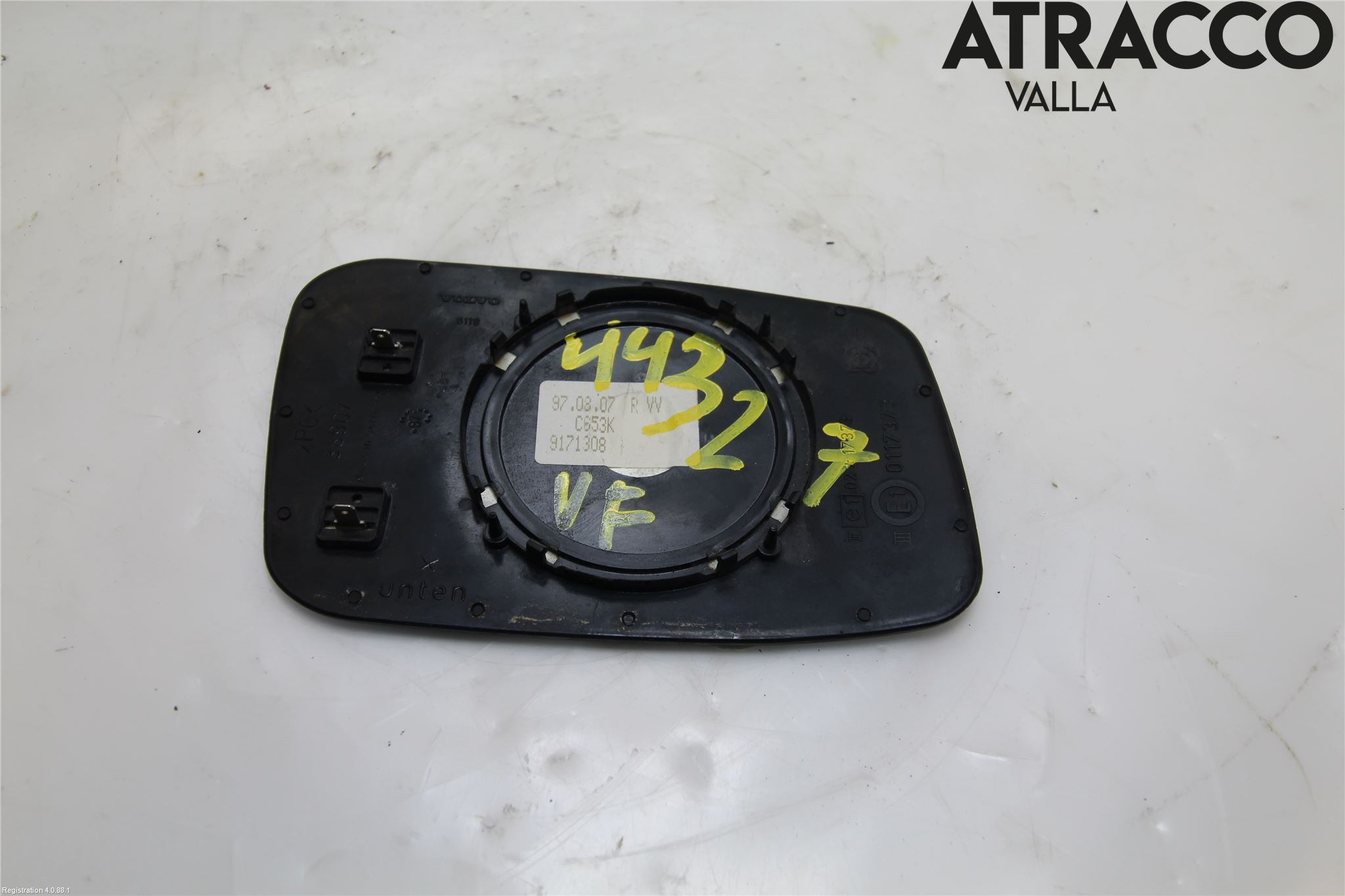 Volvo S70/V70/XC  97-00 Speil Glass V