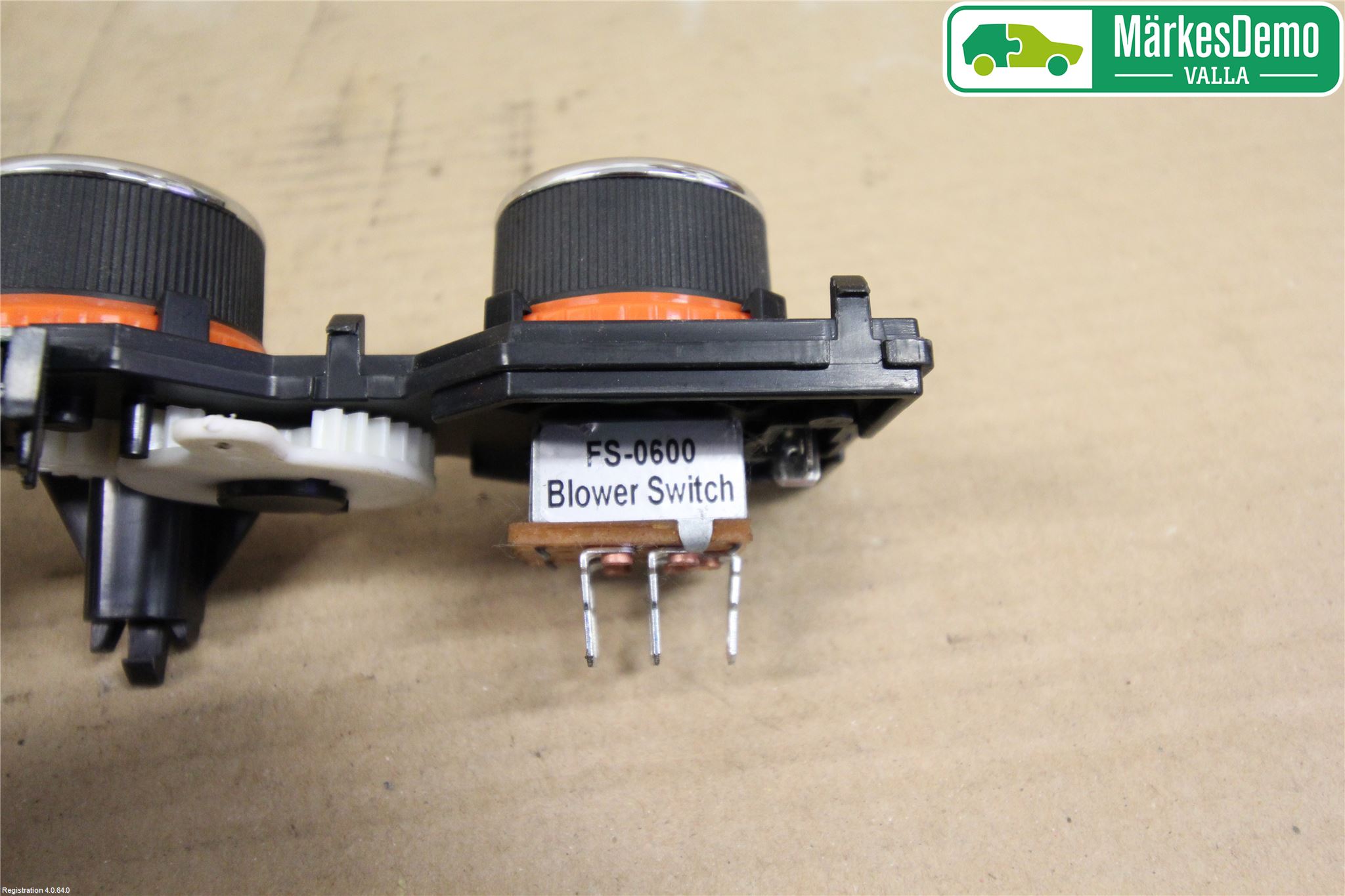 Mopedbil Microcar MICROCAR Varmeapparat Panel(Regulering)