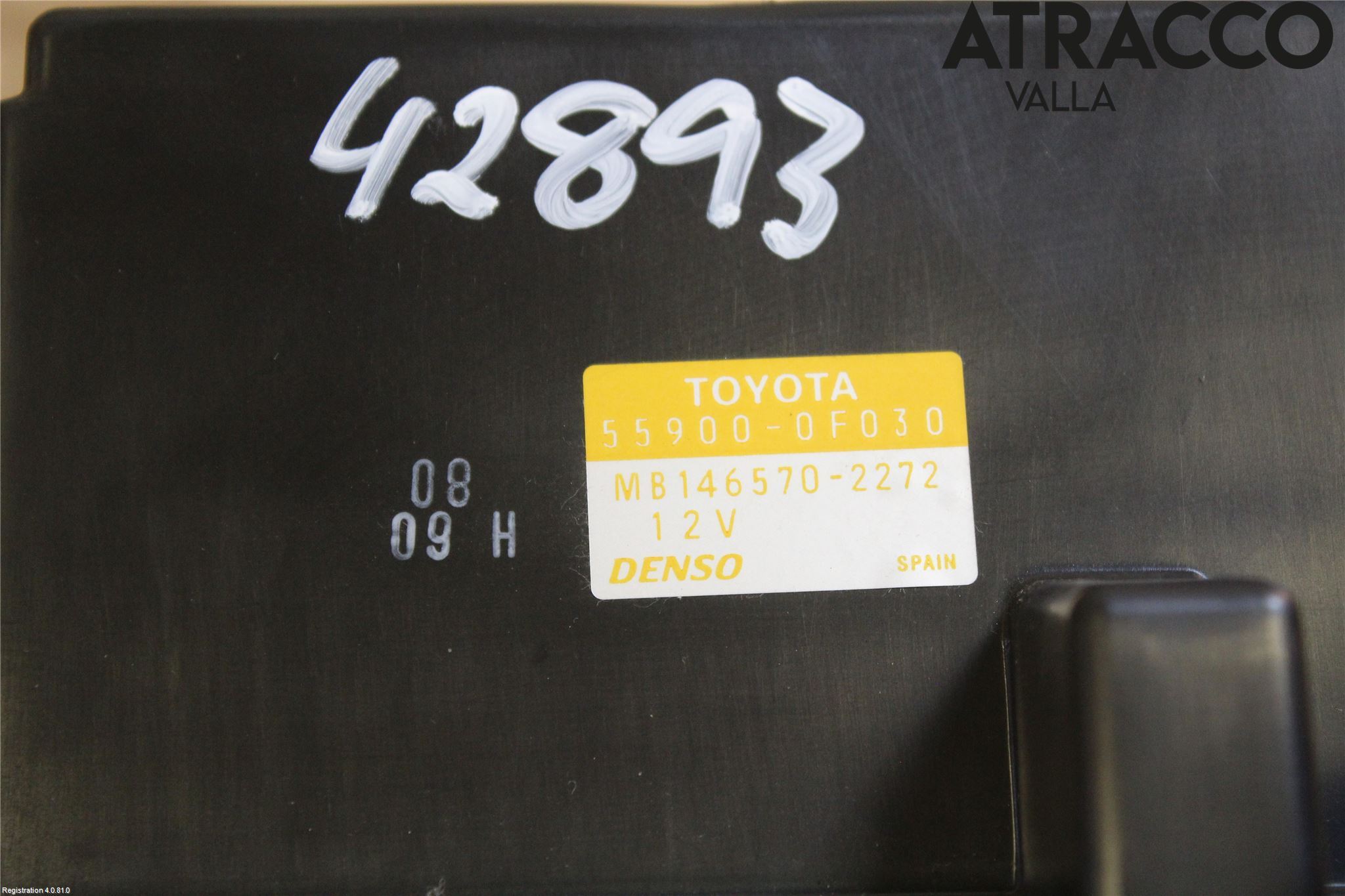 Toyota COROLLA VERSO 04-07 Varme Ac Betjening-Display