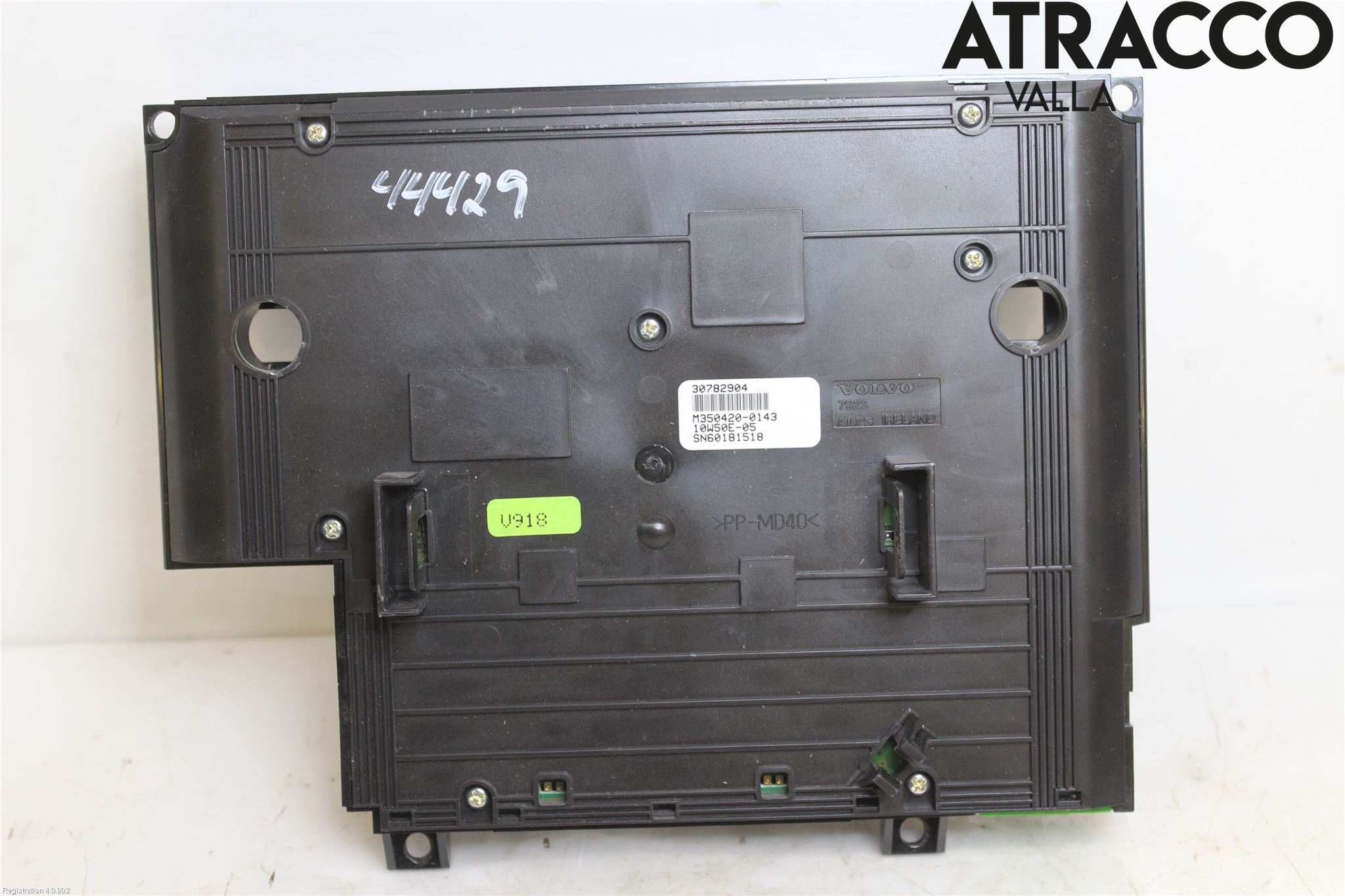 Volvo V70 08-13 Varme Ac Betjening-Display