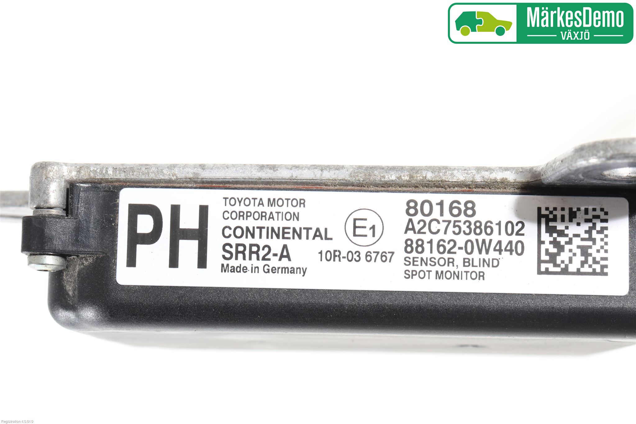 Toyota PRIUS (ZVW50) 16-21 Sensor Kollisjonsbeskyttelse