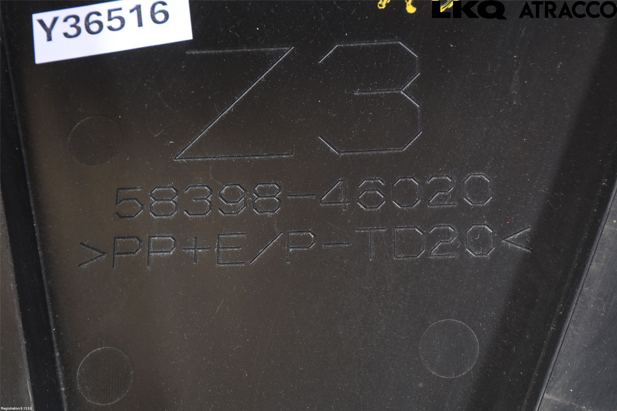Lexus RZ 23- Bunnplate U Motor-Gear-Dørk