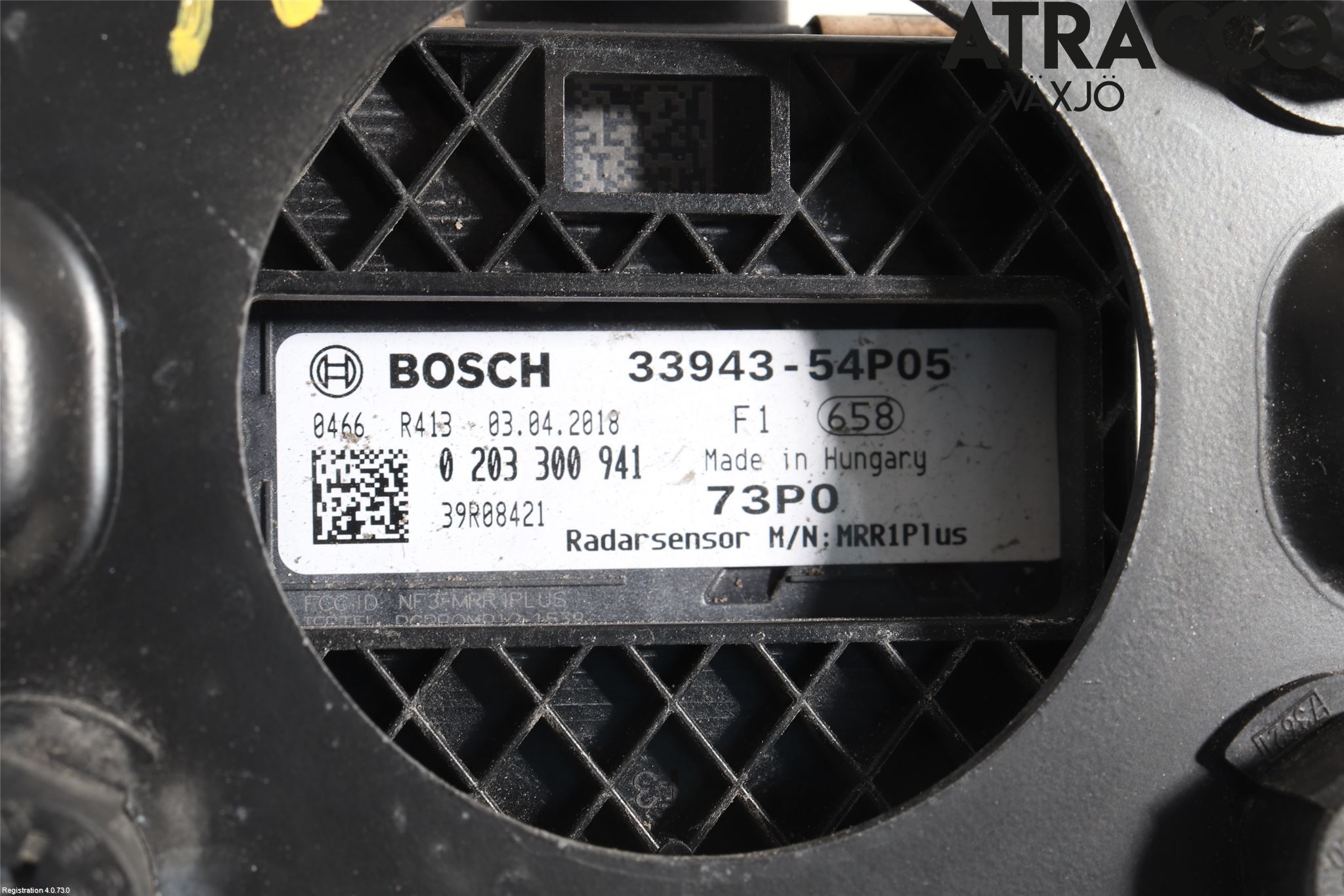 Suzuki VITARA 15- Sensor Kollisjonsbeskyttelse