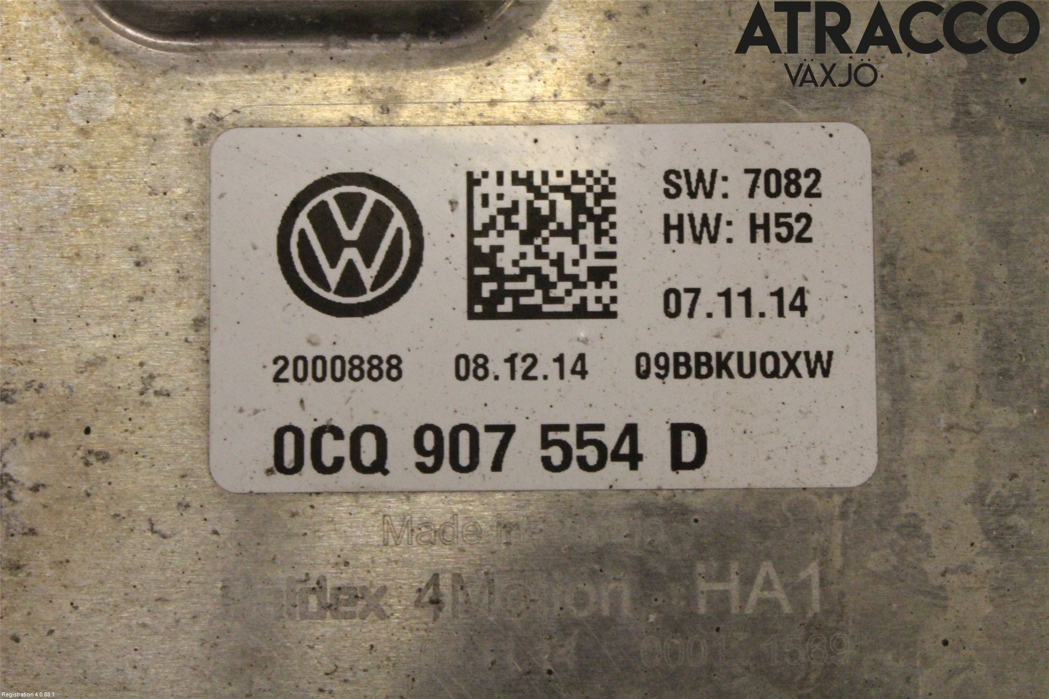 Volkswagen VW PASSAT 15-19 Bakaksel Kardang Bak -Diff