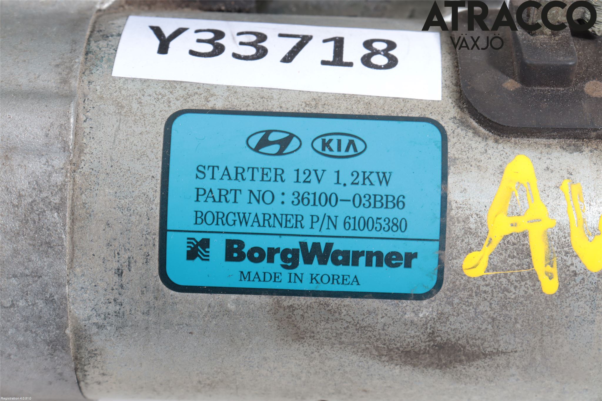 Hyundai i20 GB 15-20 Startmotor