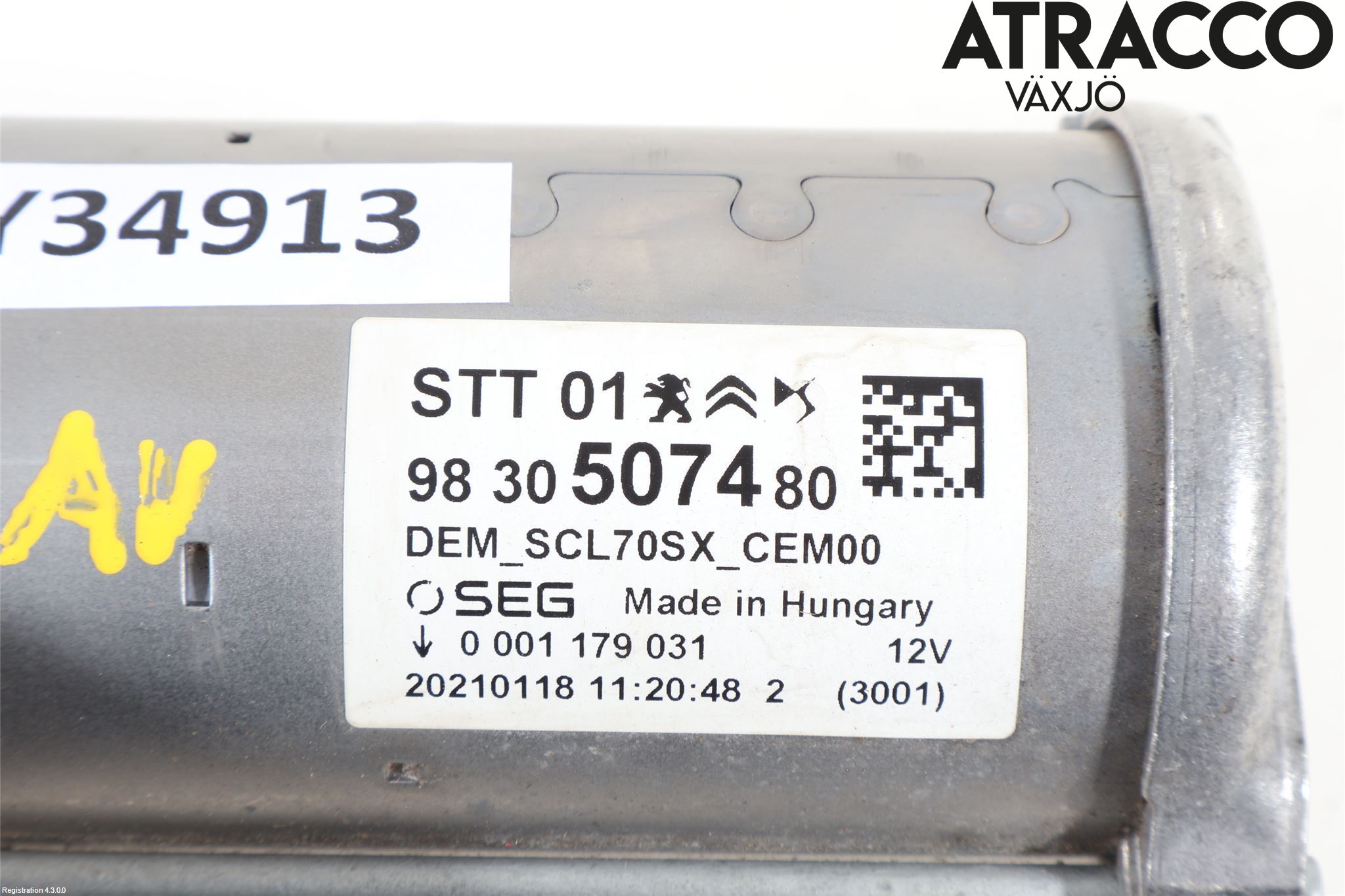 Peugeot 2008/E-2008 20- Startmotor