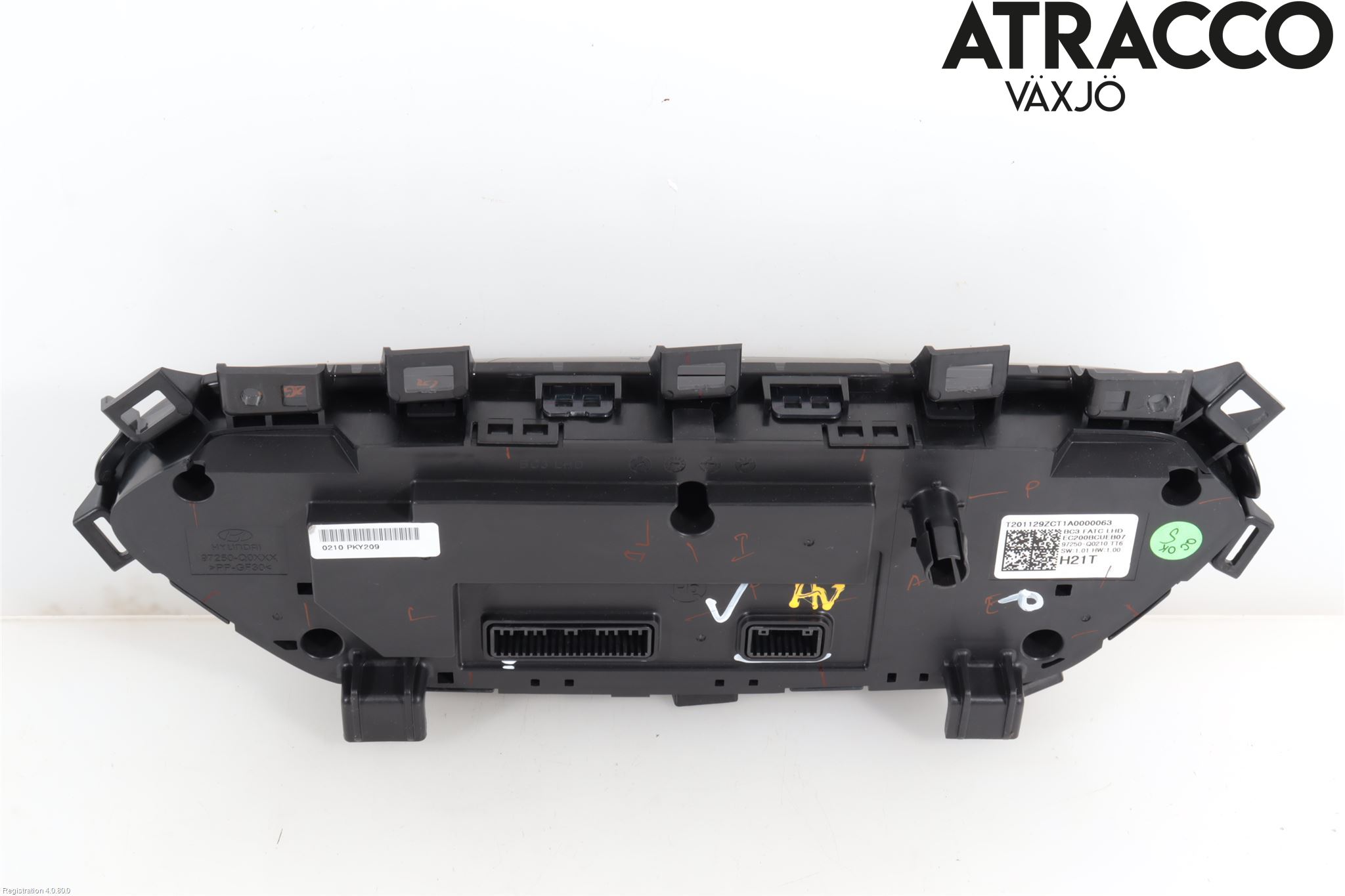 Hyundai i20 BC 21- Varme Ac Betjening-Display