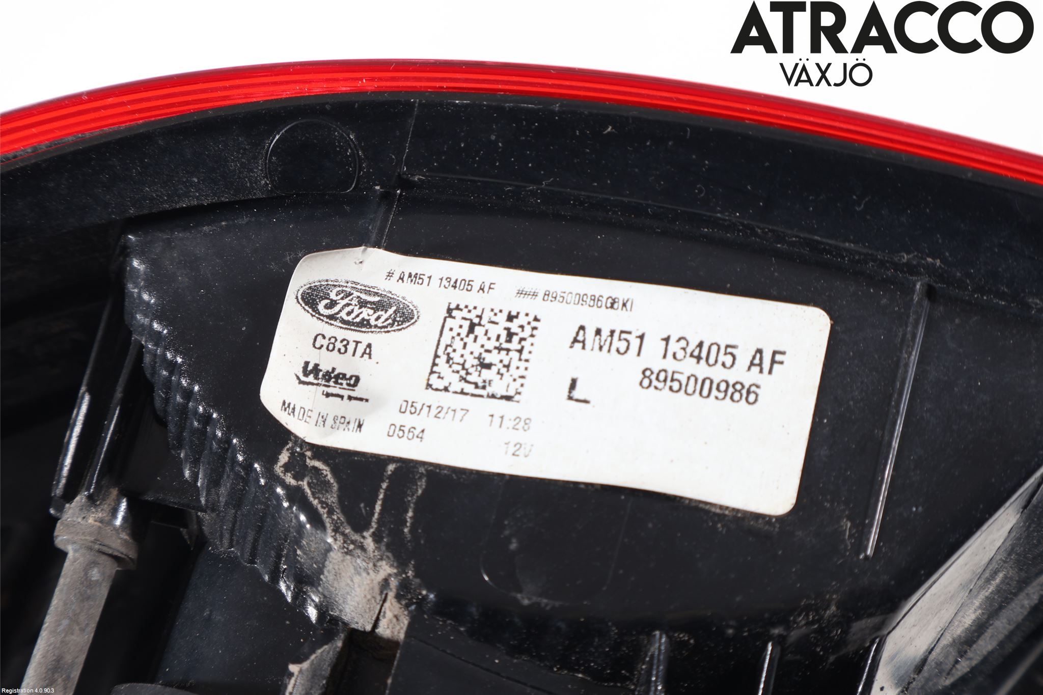 Ford GRAND C-MAX 15-19 Baklykt Venstre