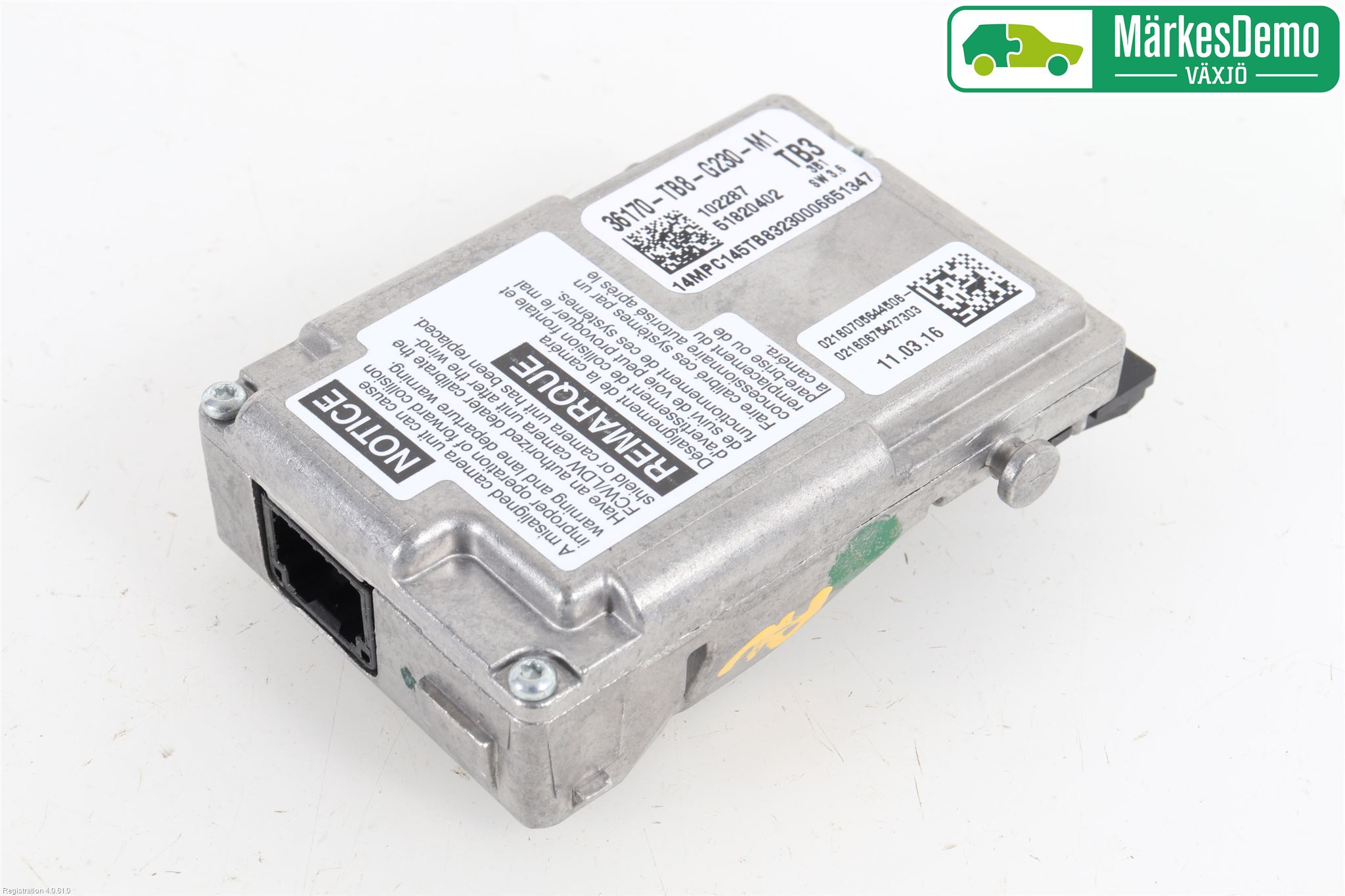 Honda CIVIC 12-16 Sensor Kollisjonsbeskyttelse