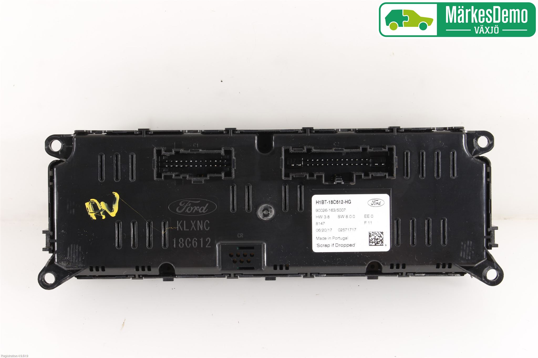Ford FIESTA (VII) 18-23 Varme Ac Betjening-Display