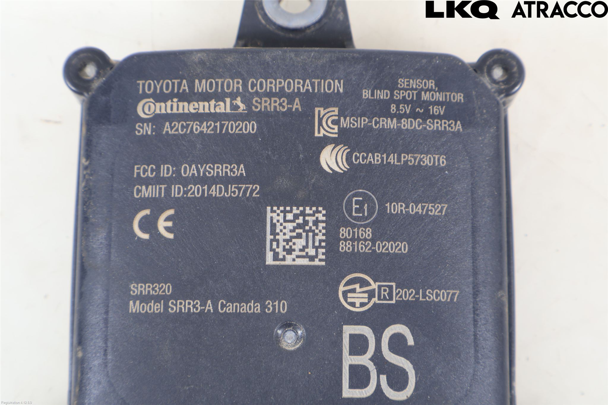 Toyota COROLLA 19- Sensor Kollisjonsbeskyttelse