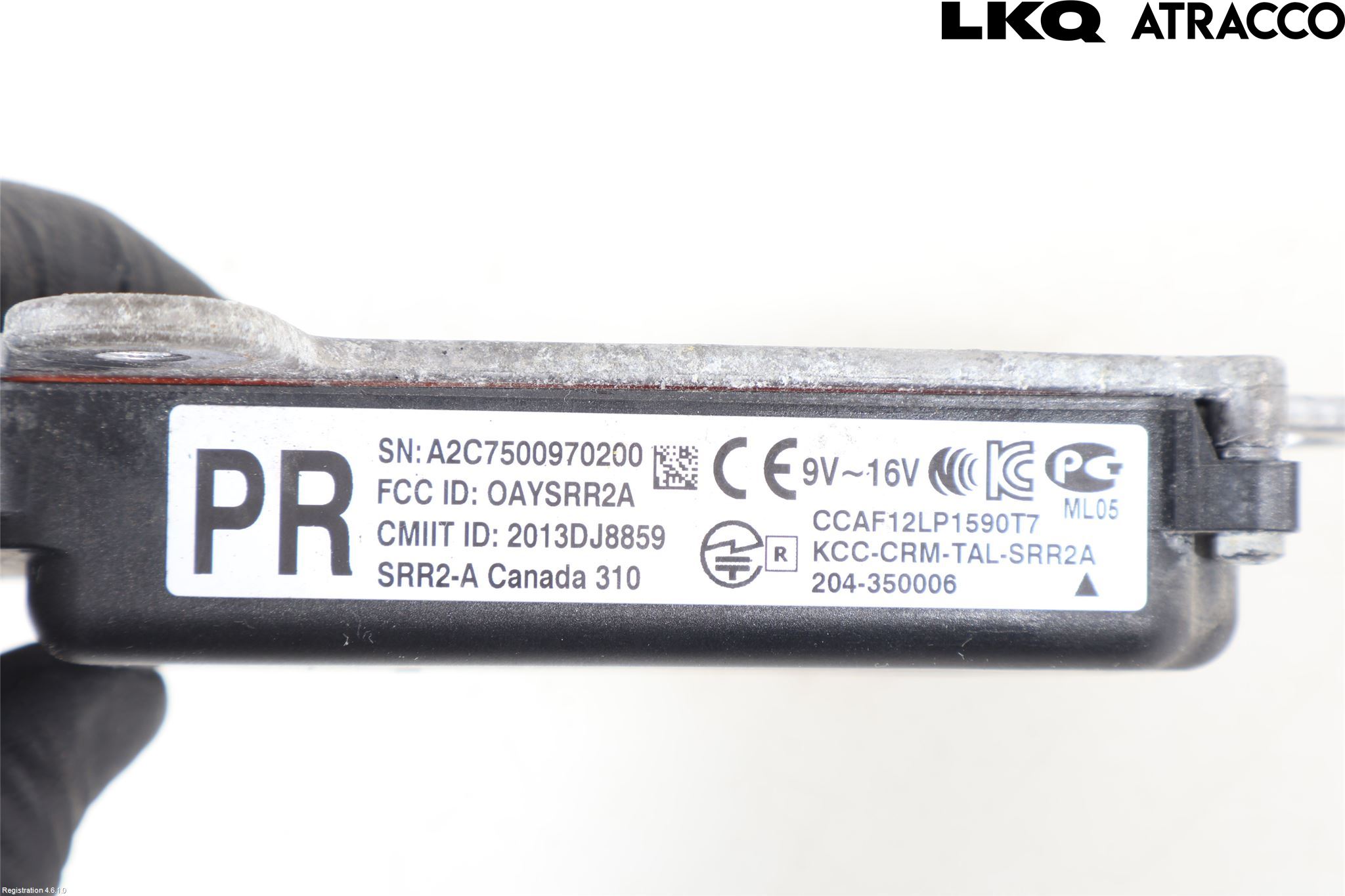 Toyota PRIUS (ZVW50) 16-21 Sensor Kollisjonsbeskyttelse
