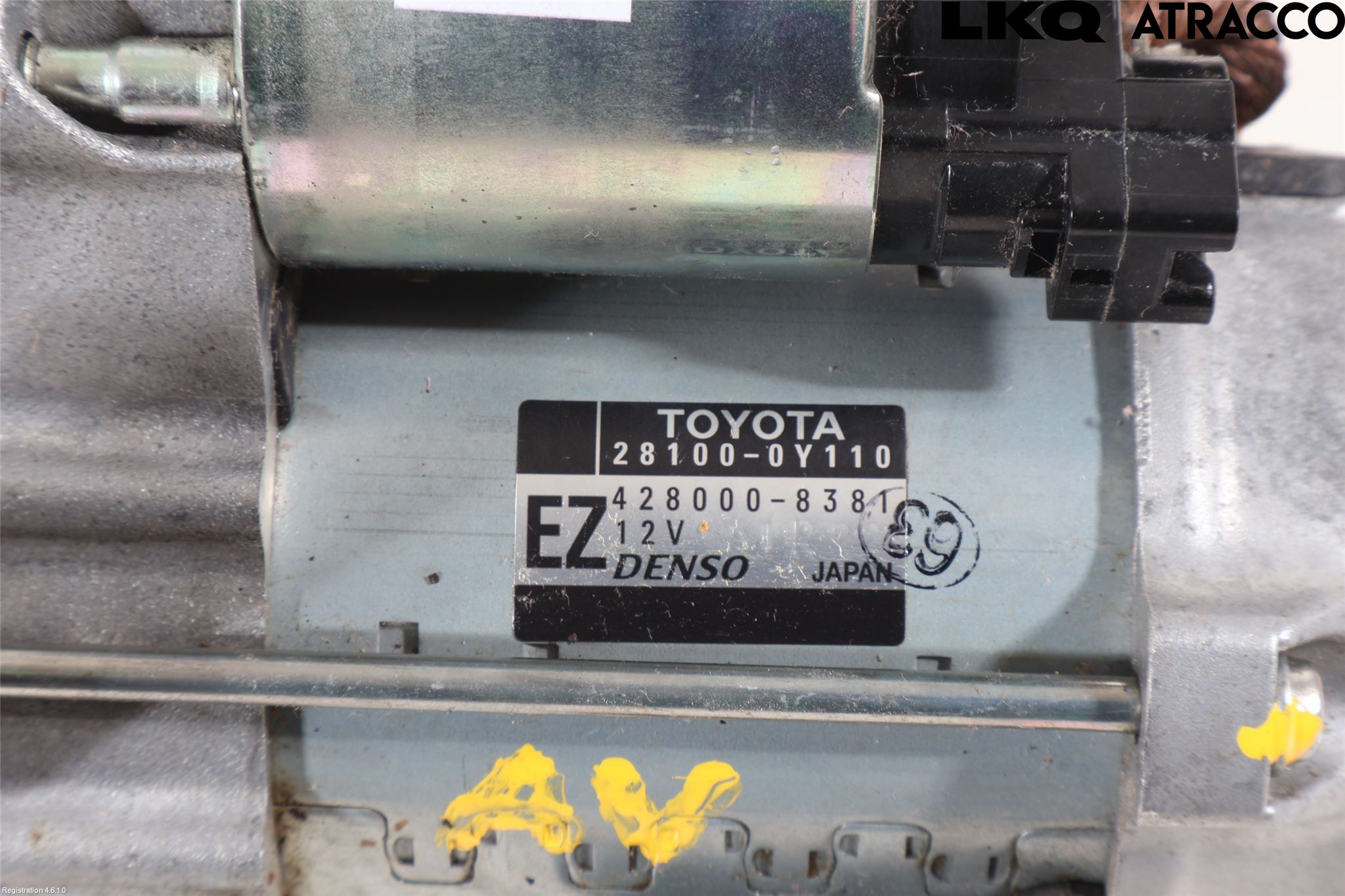 Toyota YARIS XP130 12-14 Startmotor