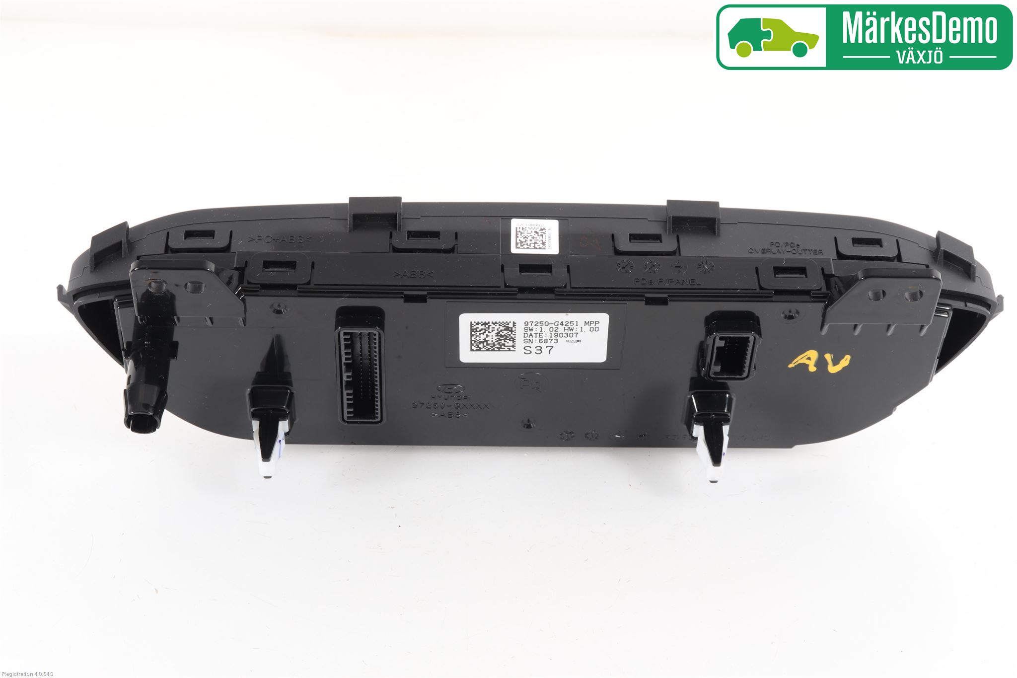 Hyundai i30 PD 17- Varme Ac Betjening-Display