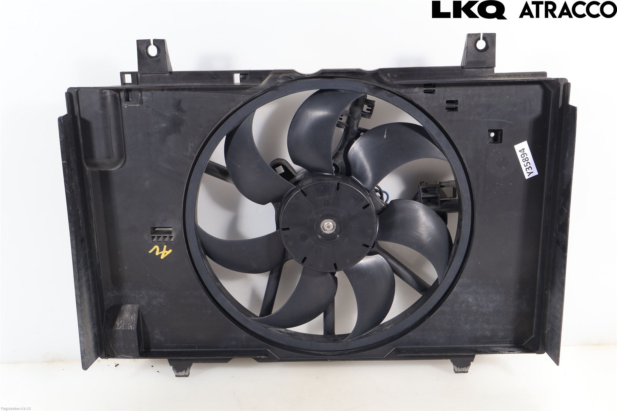 Nissan JUKE 10-14 Kjølevifte-Radiator Hus-Kåpe