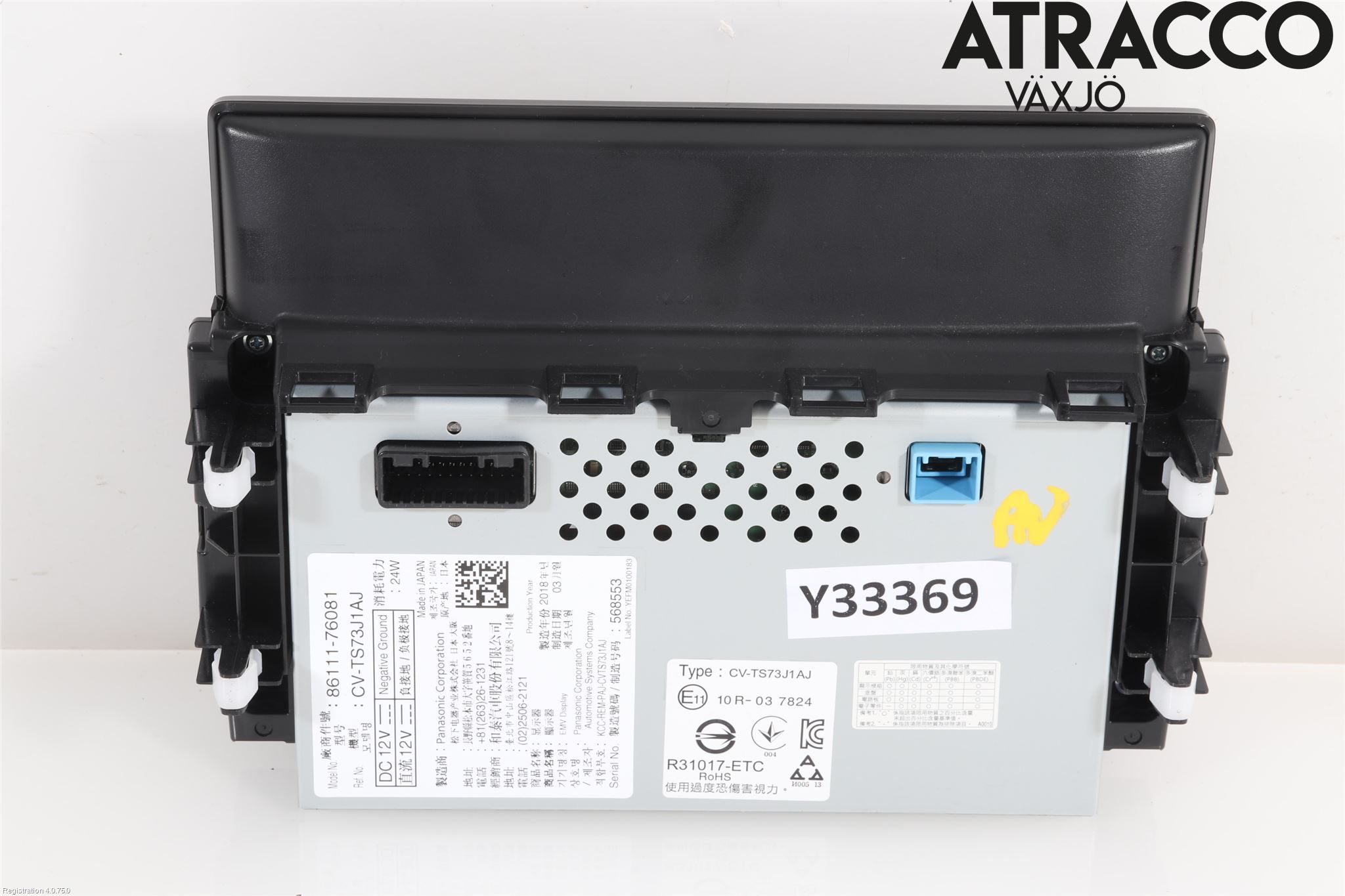Lexus CT 200h Stereo Radio Med Cd