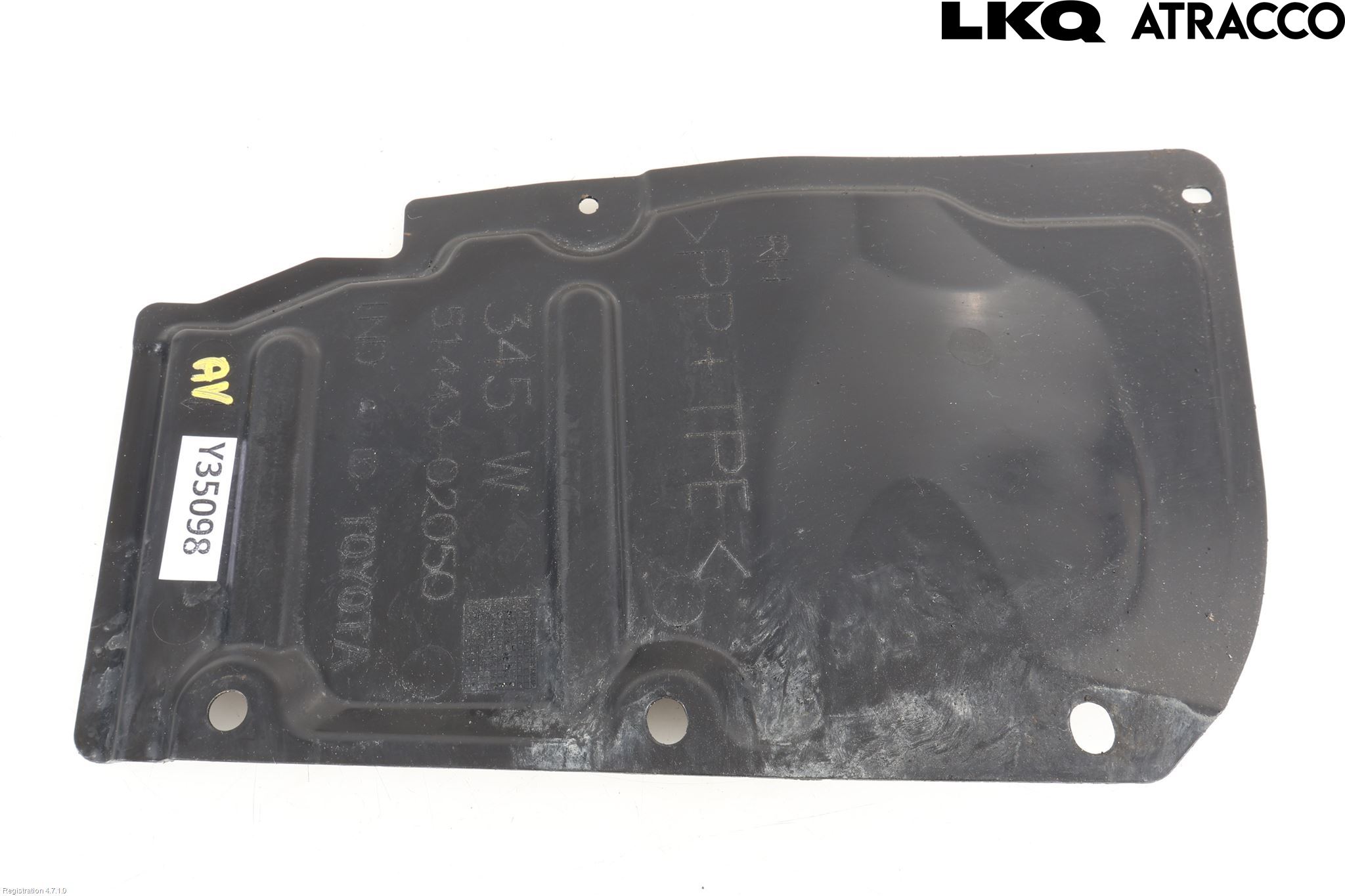 Toyota AURIS 13-19 Bunnplate U Motor-Gear-Dørk