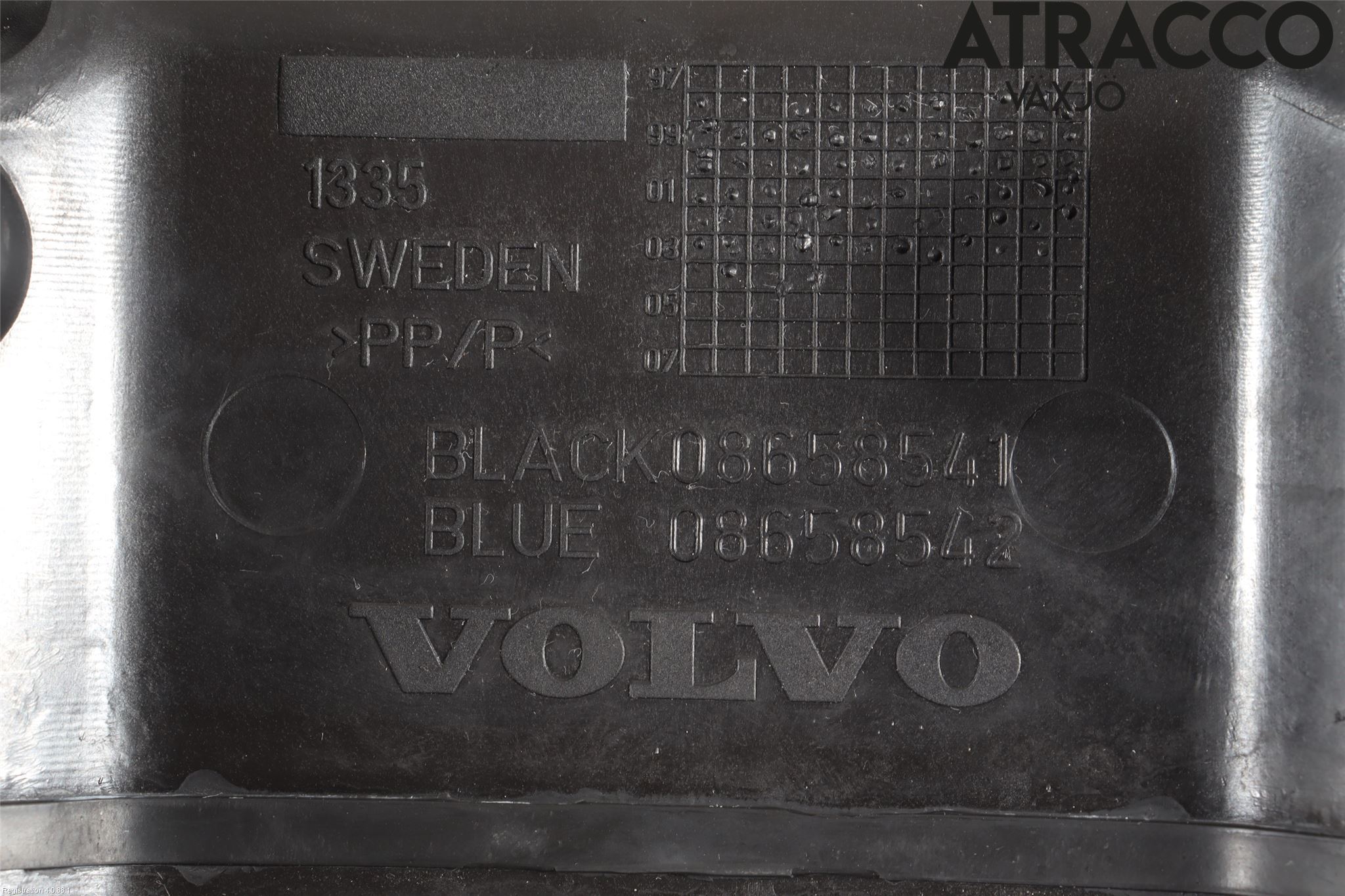 Volvo S60 05-10 Registerreim Deksel