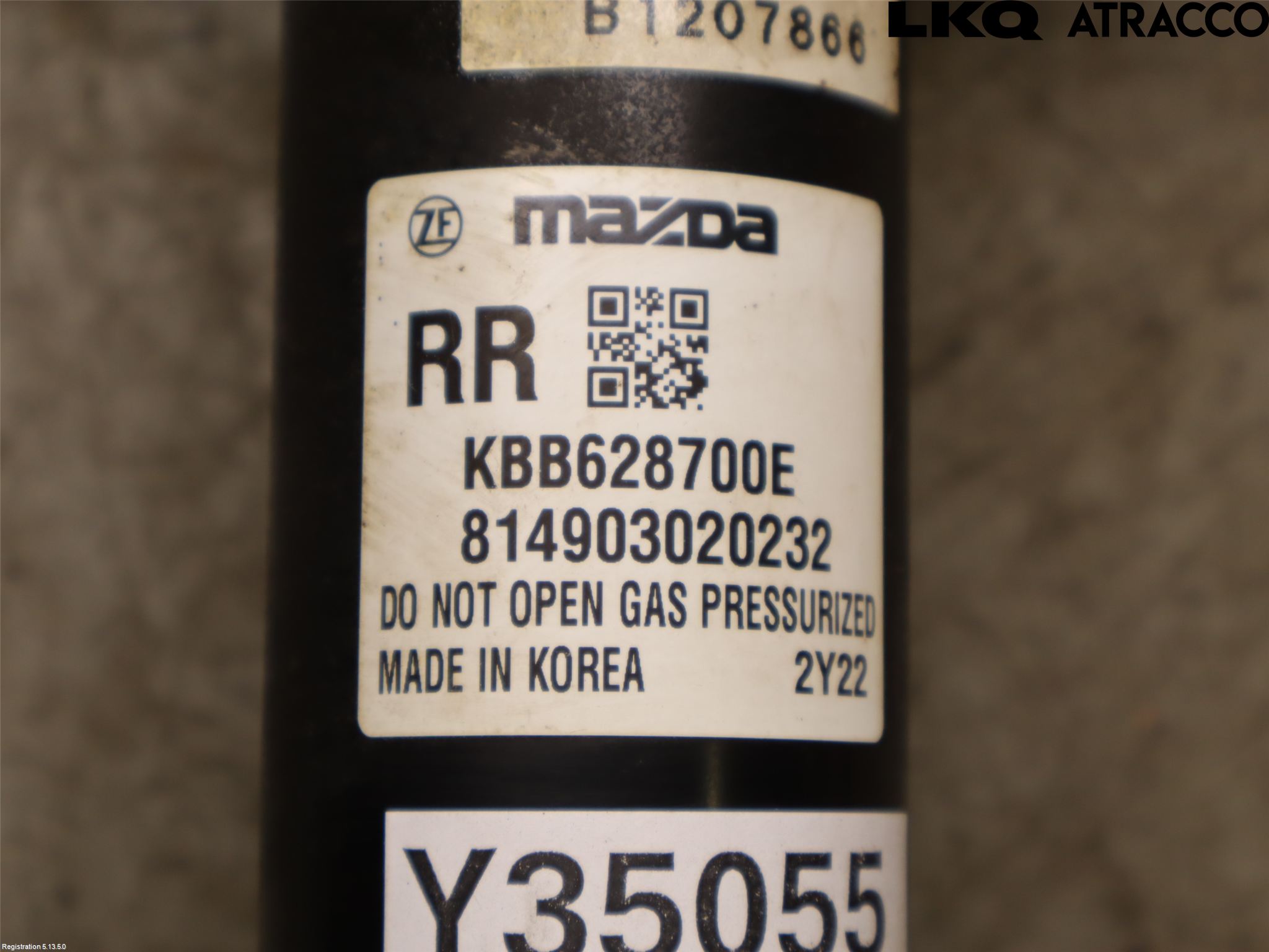 Mazda CX-60 22- Fjærbein Bak Venstre