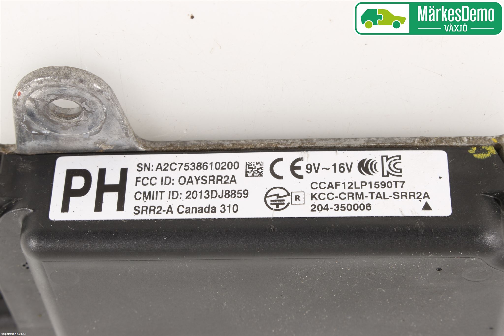 Toyota PRIUS (ZVW50) 16-21 Sensor Kollisjonsbeskyttelse